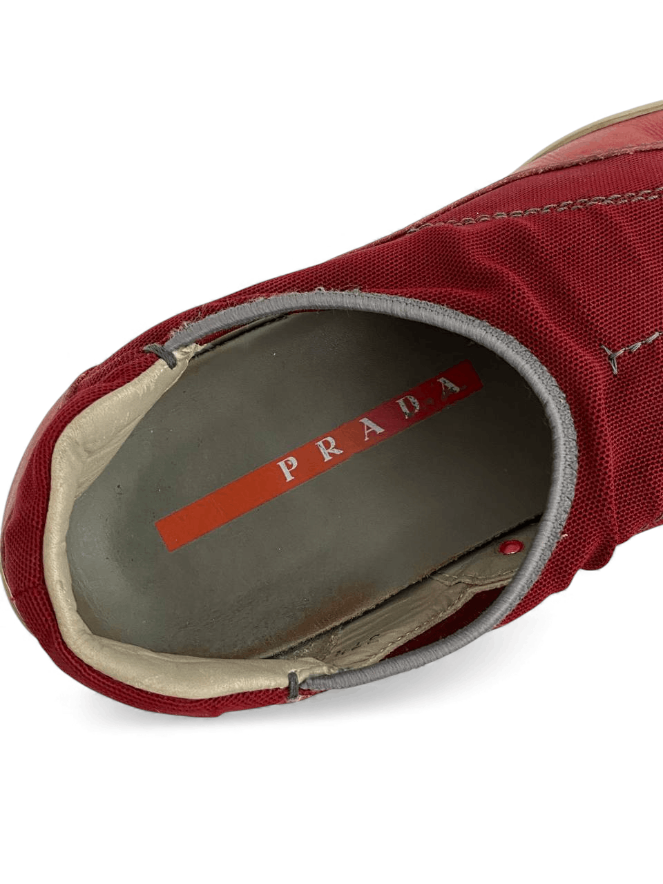 Prada Prada America Cup Red Low Top Sneakers Vintage Y2K Shoes Size US 7.5 / IT 37.5 - 7 Thumbnail