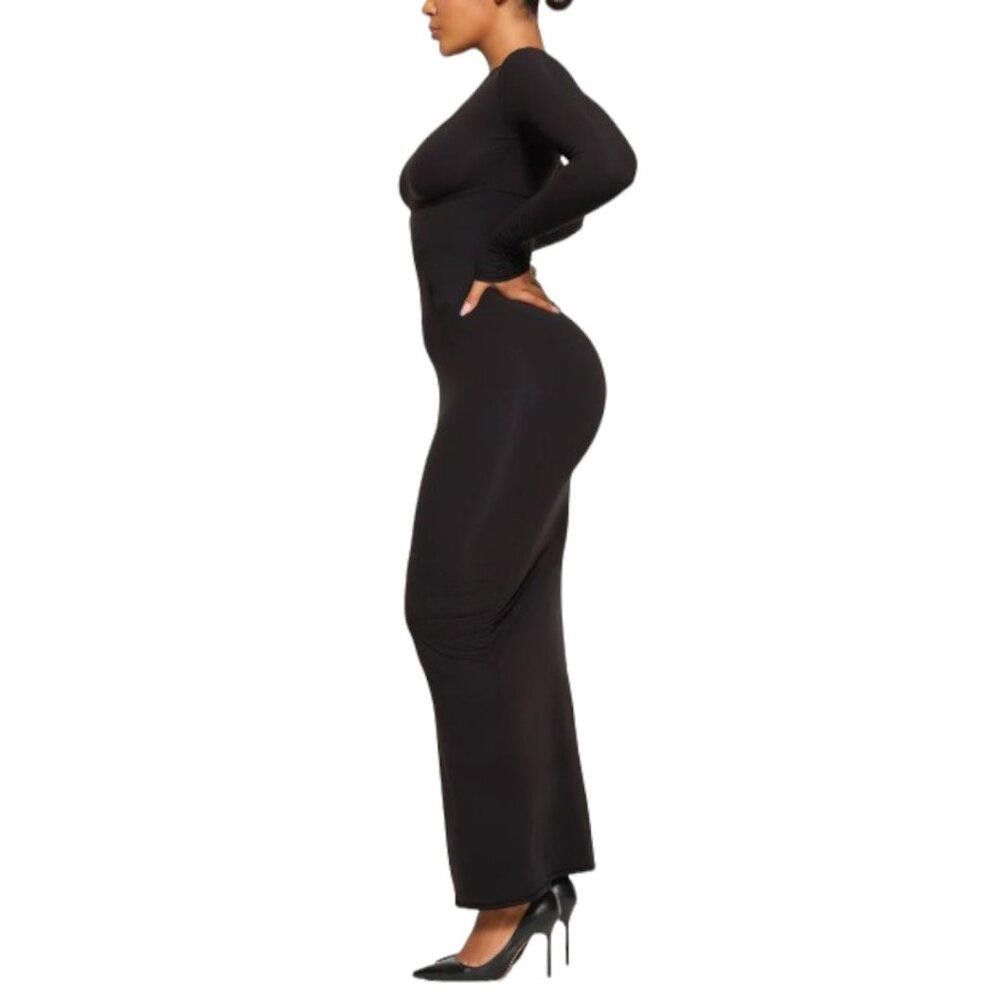 Designer CT1719 Skims NWT Fits Everybody Corset Long Sleeve Dress 4X Size M / US 6-8 / IT 42-44 - 3 Thumbnail