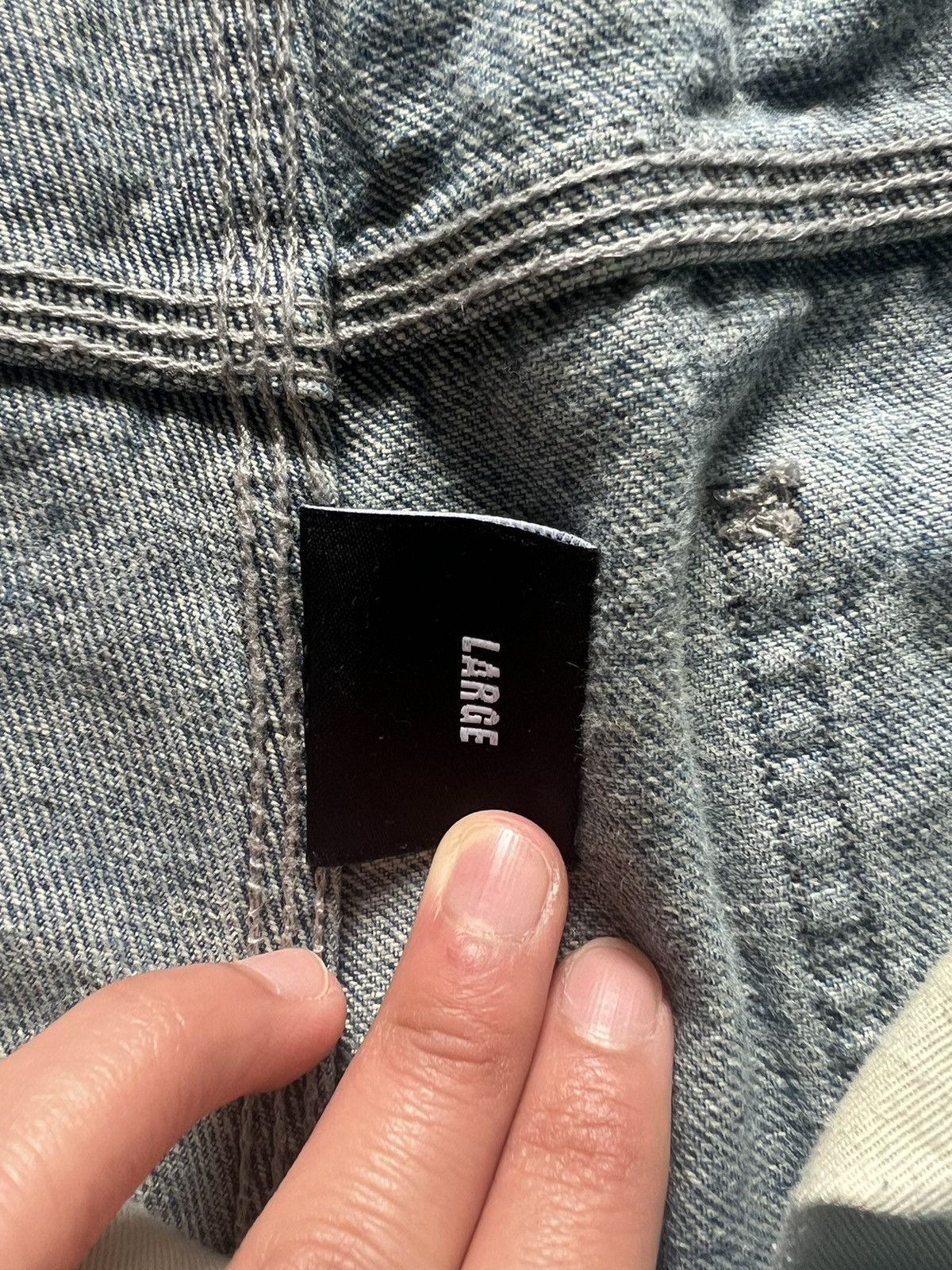 Revenge Revenge Denim Carpenter Shorts Size US 33 - 6 Thumbnail