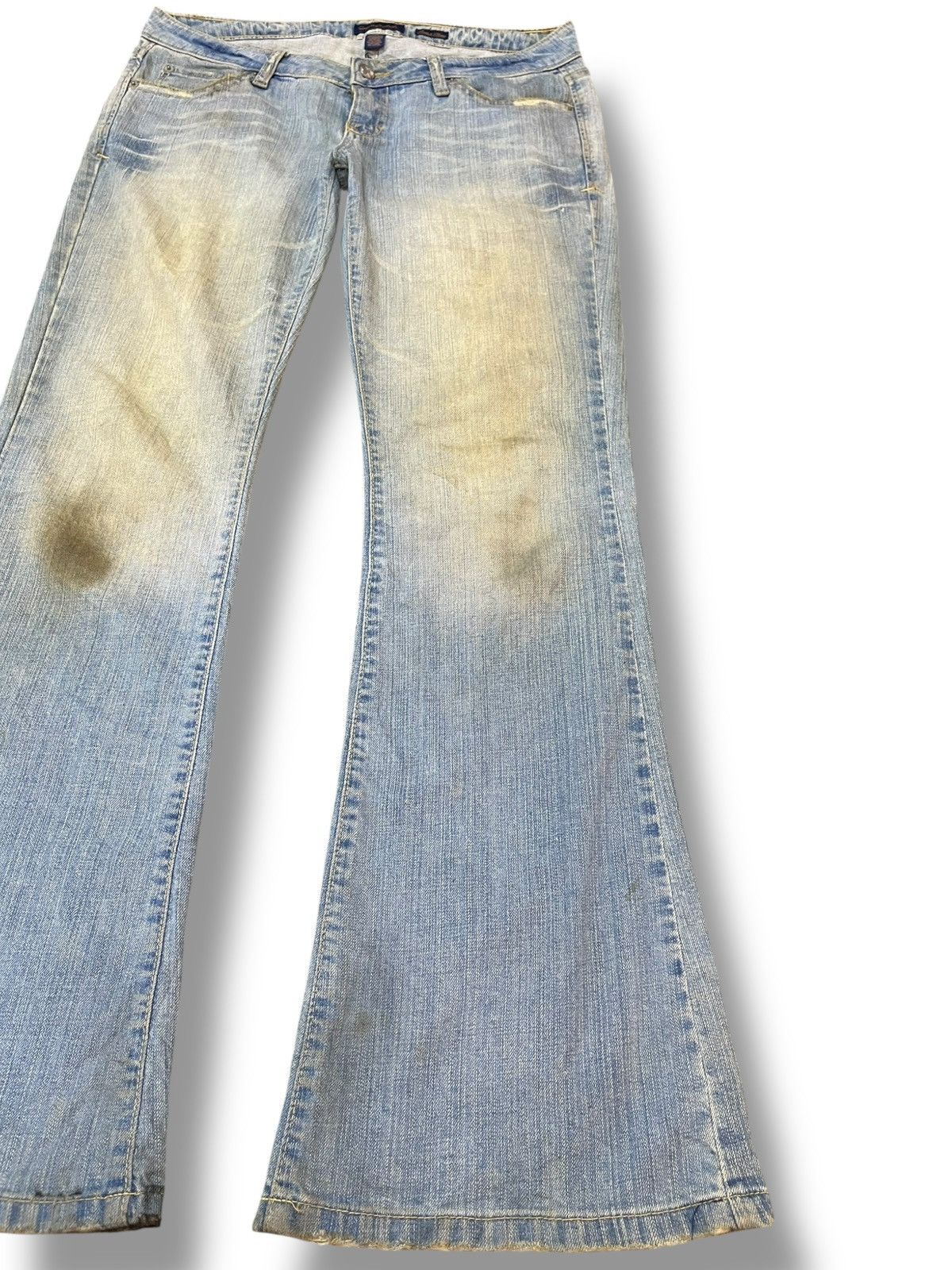 Aeropostale Vintage Aeropostale Flare Studded Blink Mudwash Denim Size US 33 - 4 Thumbnail