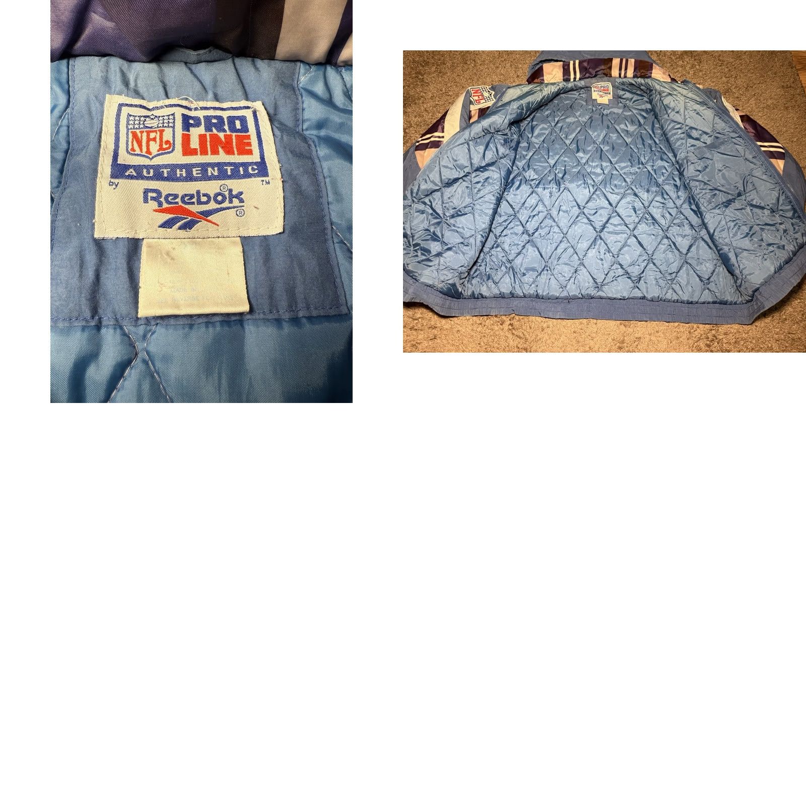 Reebok VINTAGE Nike 90s Dallas Cowboys Reebok Pro Line Puffer Jacket NFL Blue 2XL XXL Mens Size US XXL / EU 58 / 5 - 8 Thumbnail