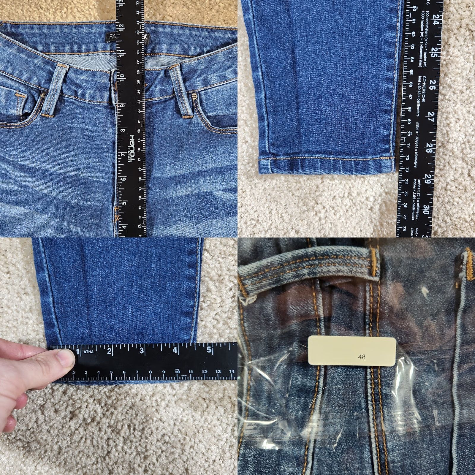 Fashion Nova Fashion Nova Distressed Skinny Jeans Women Juniors Size 9 Waist Destroyed #48 Size 30" / US 8 / IT 44 - 8 Thumbnail