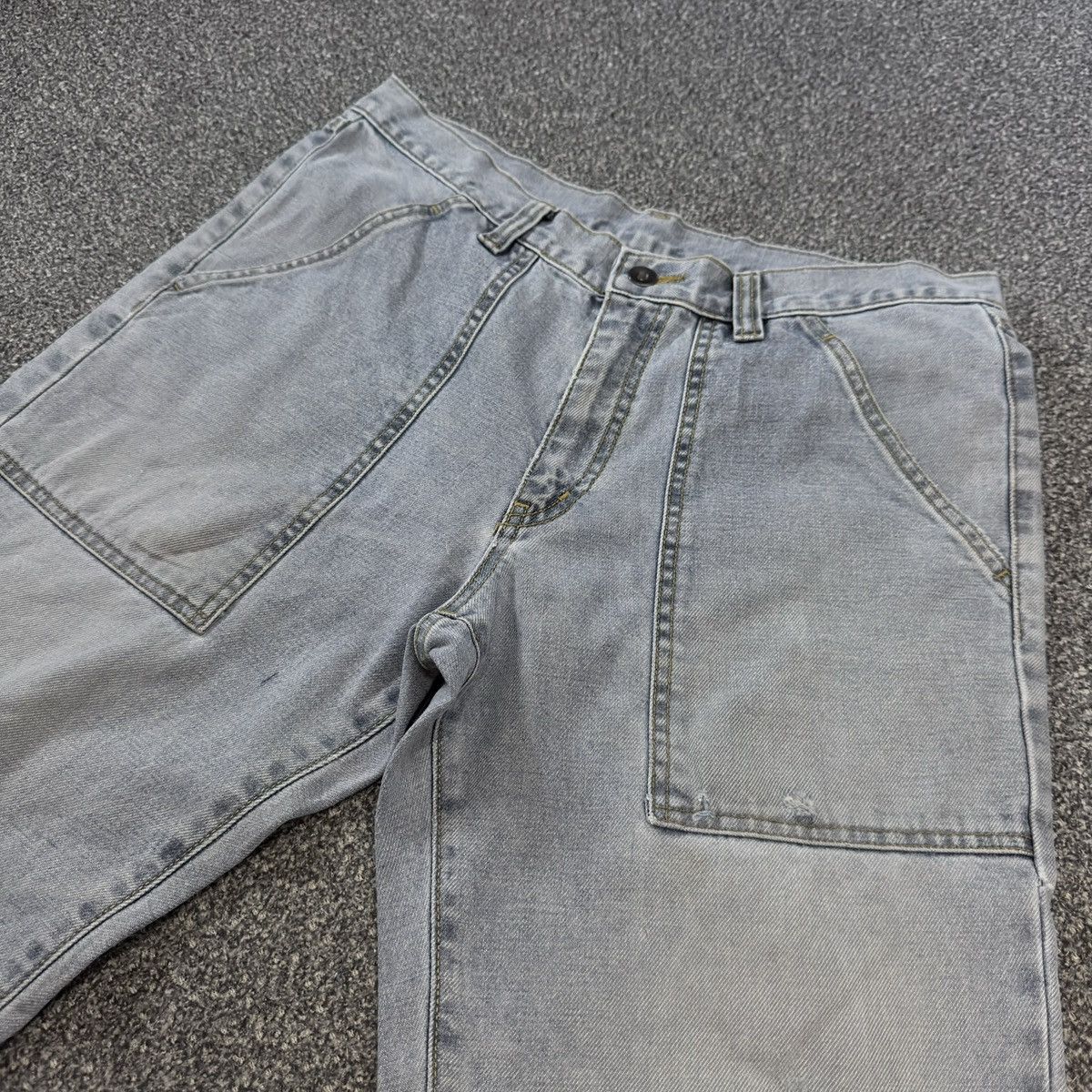 Undercover × Uniqlo 🇯🇵 Vintage 90s Bush Uniqlo Fatigue Denim Size US 32 / EU 48 - 4 Thumbnail