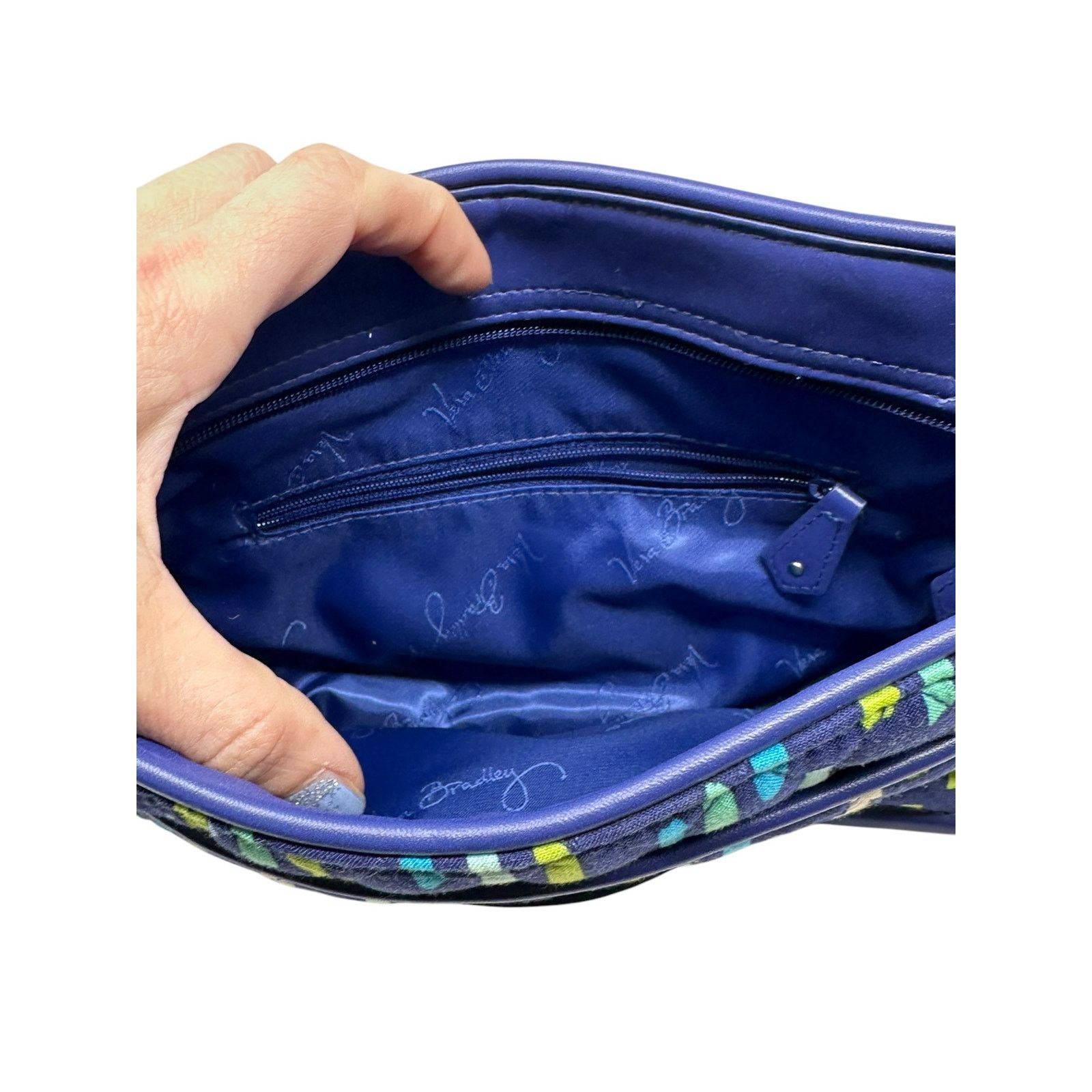 Vera Bradley Vera Bradley quilted blue green crossbody bag Size ONE SIZE - 5 Thumbnail