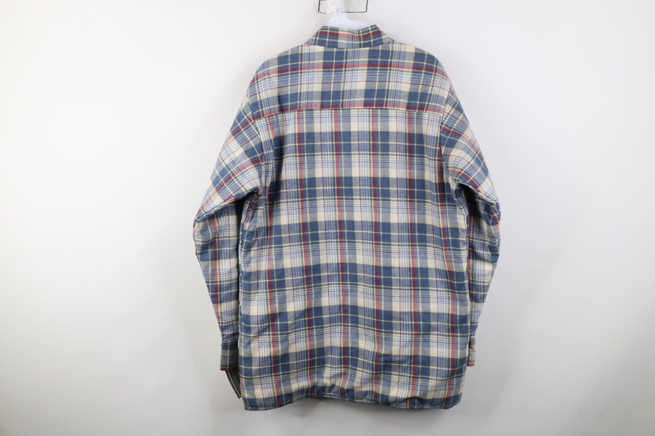Vintage Deadstock Vintage 90s Streetwear Flannel Button Shirt Jacket Size US M / EU 48-50 / 2 - 10 Thumbnail