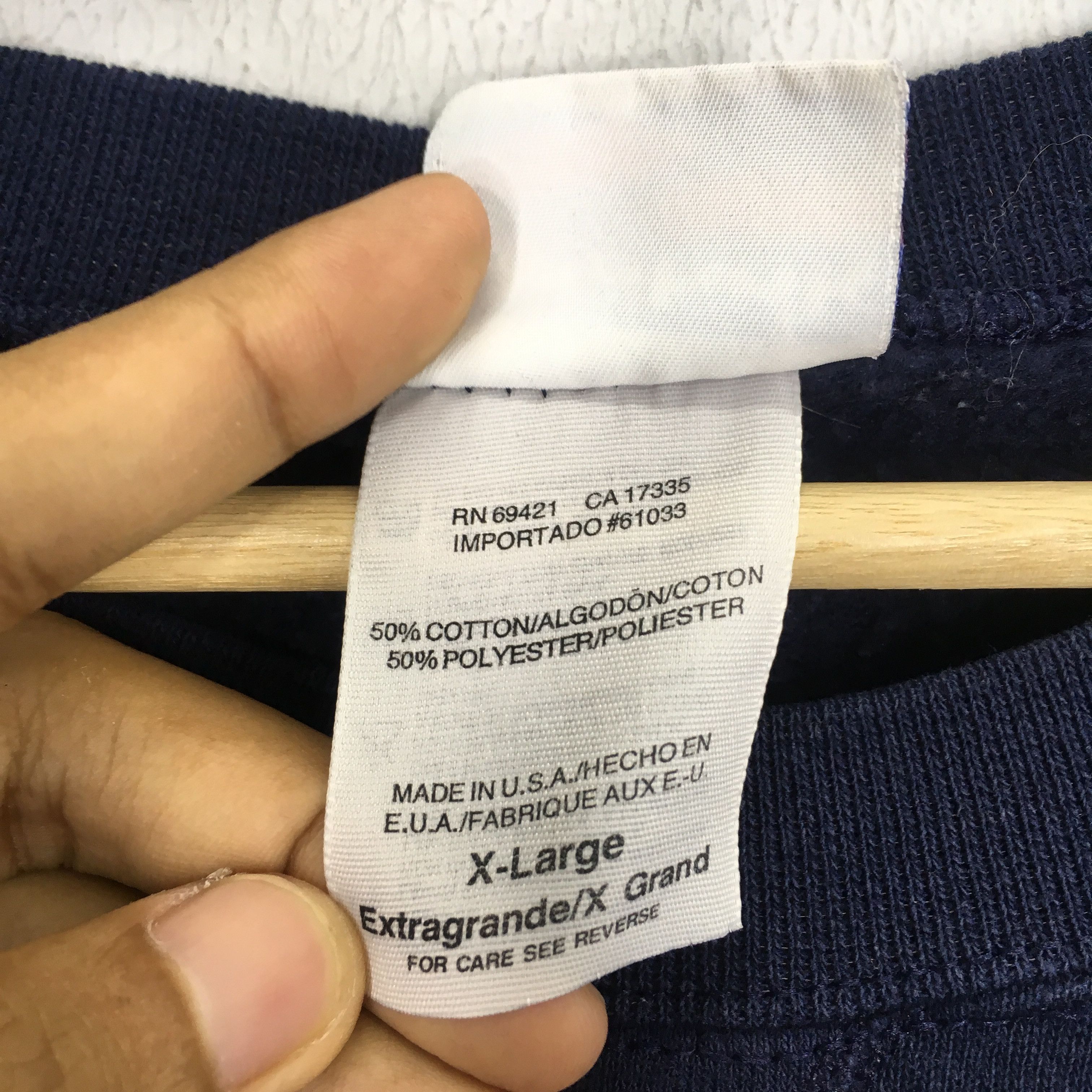 Reebok Vintage 90's Retro Reebok Blue Sweatshirt Xlarge - 642 Size US XL / EU 56 / 4 - 13 Thumbnail