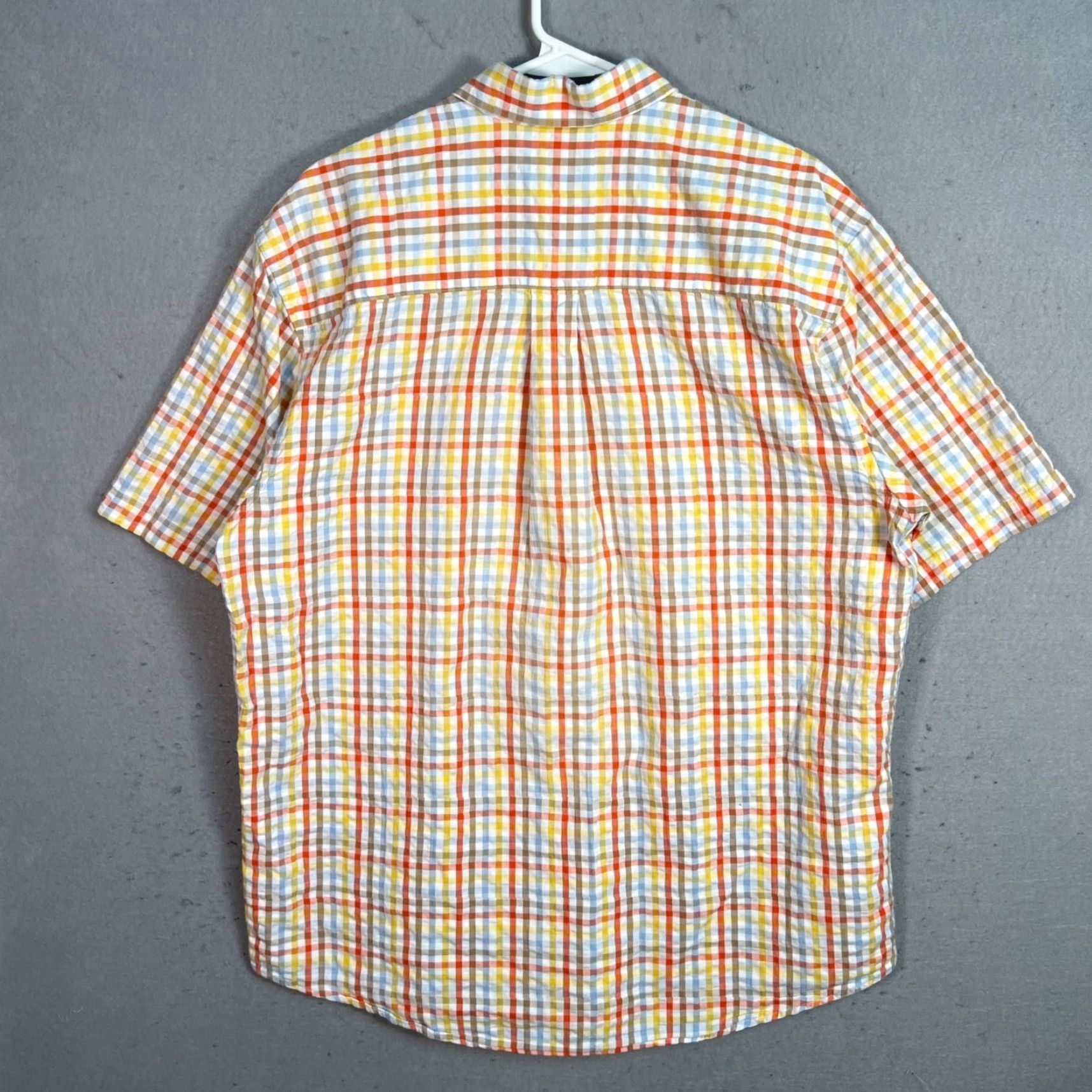 Cutter & Buck Cutter & Buck Mens Short Sleeve Plaid Button Shirt L Multicolor Cotton 100% Button-Down Collar Casual Size US L / EU 52-54 / 3 - 2 Thumbnail