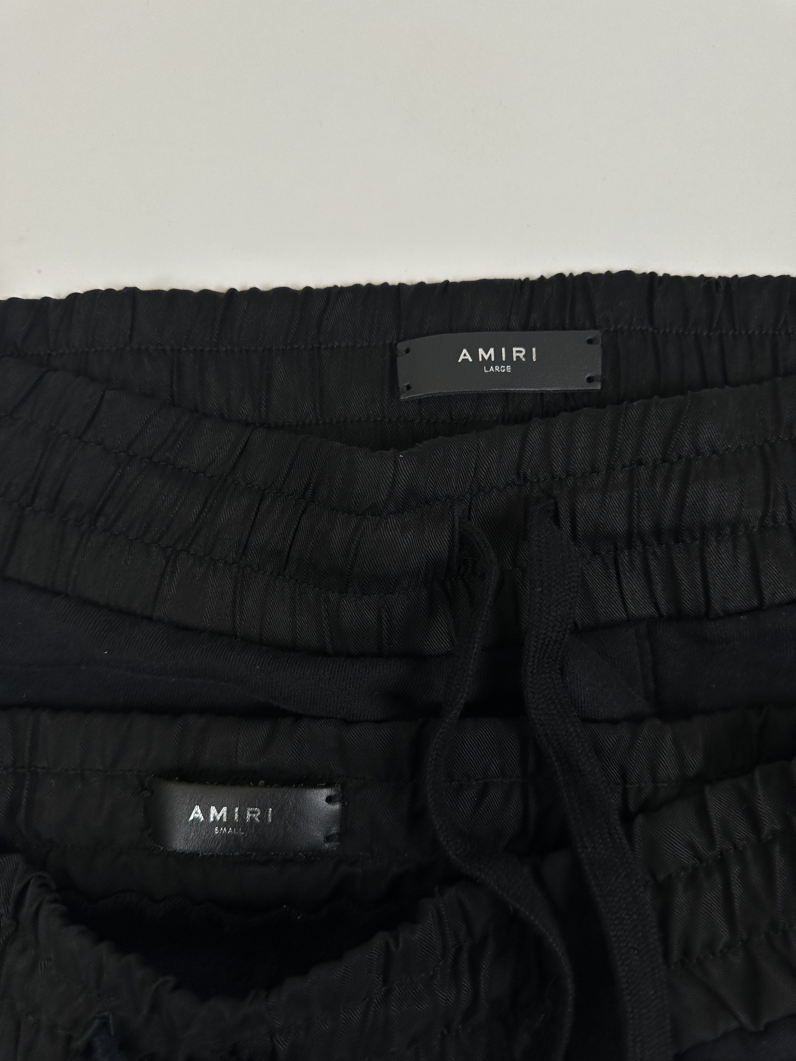 Amiri Amiri Sweatpants With Leather NWT Size US 34 / EU 50 - 12 Thumbnail