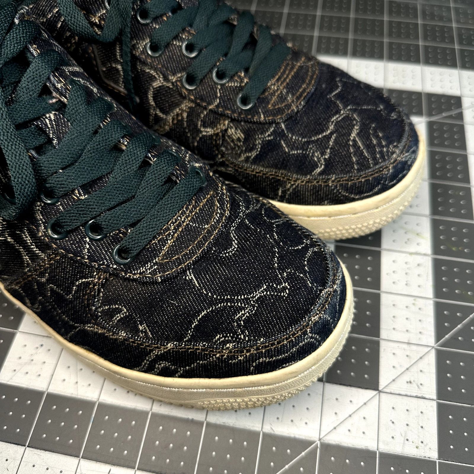 Bape Bape Bapesta 'Denim Camo Monogram' Size US 8.5 / EU 41-42 - 8 Thumbnail