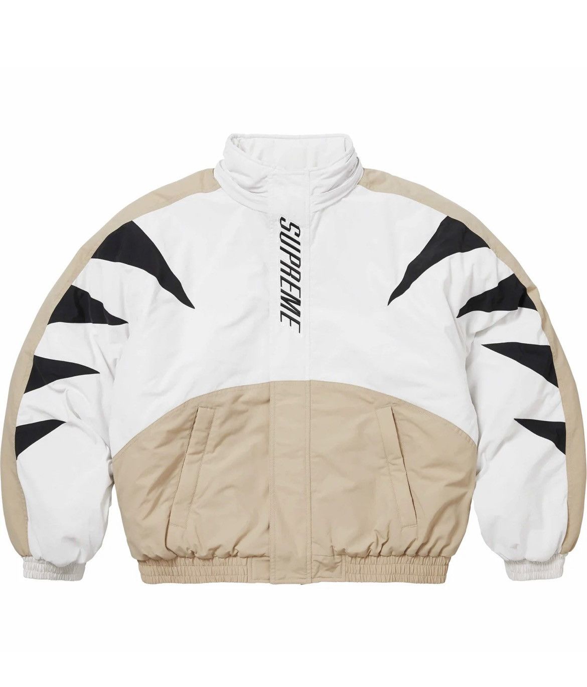 Supreme Supreme WildCat Sideline Puffer Jacket White Grey