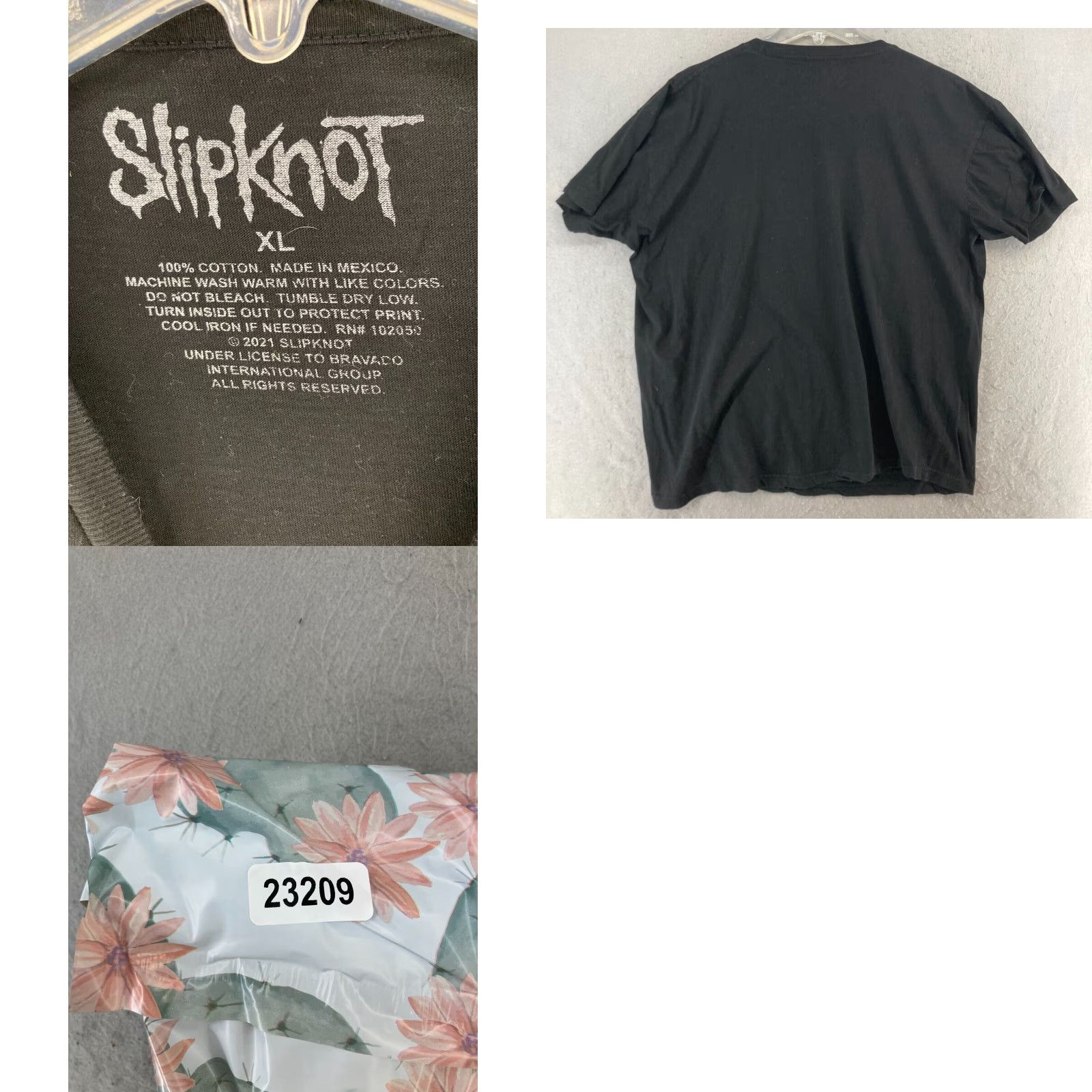 Vintage VINTAGE Slipknot T-Shirt Men’s XL Black Rock Band Shirt Short Sleeve Crew Neck XL Black Rock 1990s Concert Mens Size US XL / EU 56 / 4 - 8 Thumbnail
