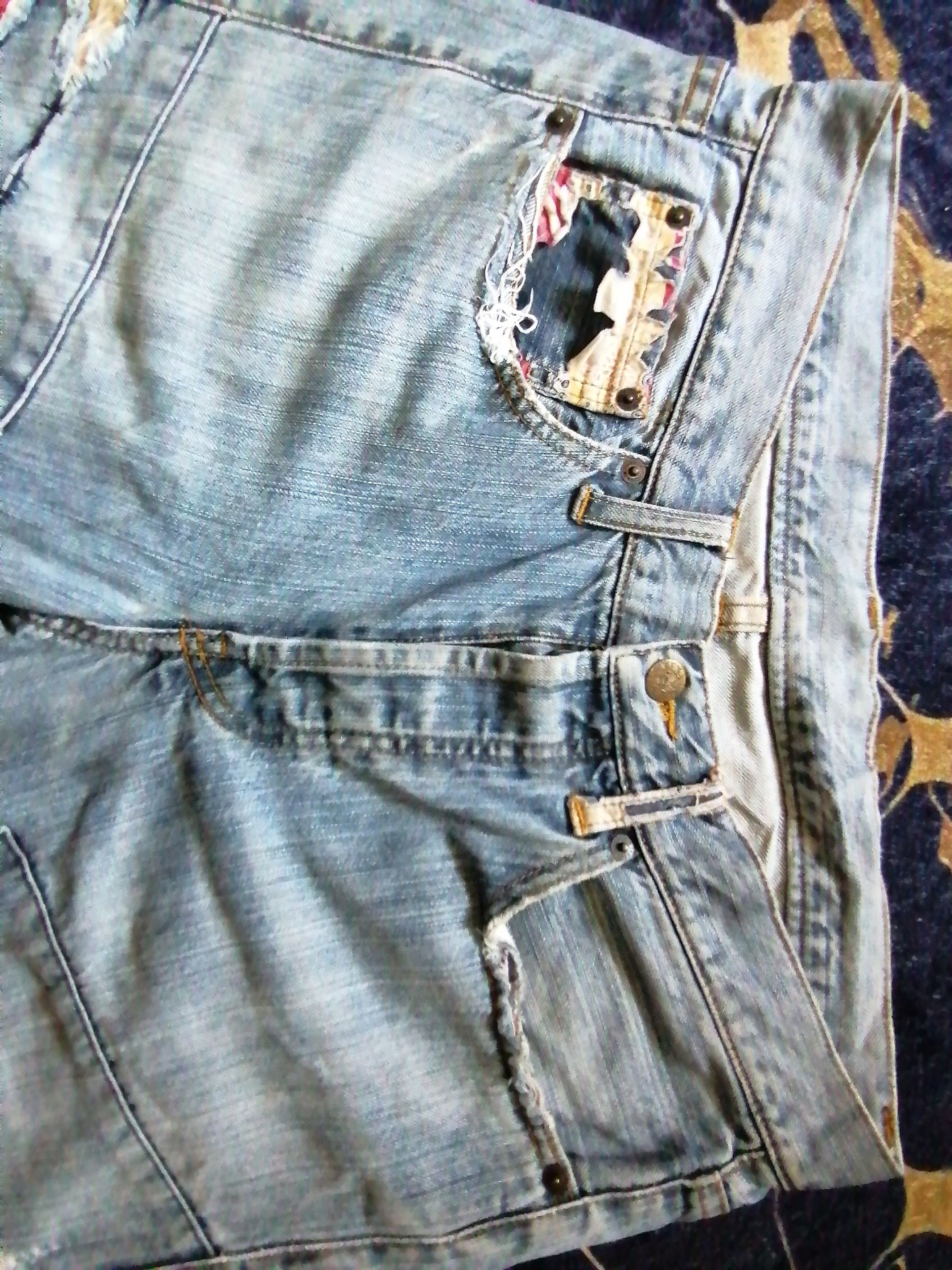 Takeo Kikuchi Vintage Takeo Kikuchi Patchwork Sashiko Denim Size US 32 / EU 48 - 6 Thumbnail