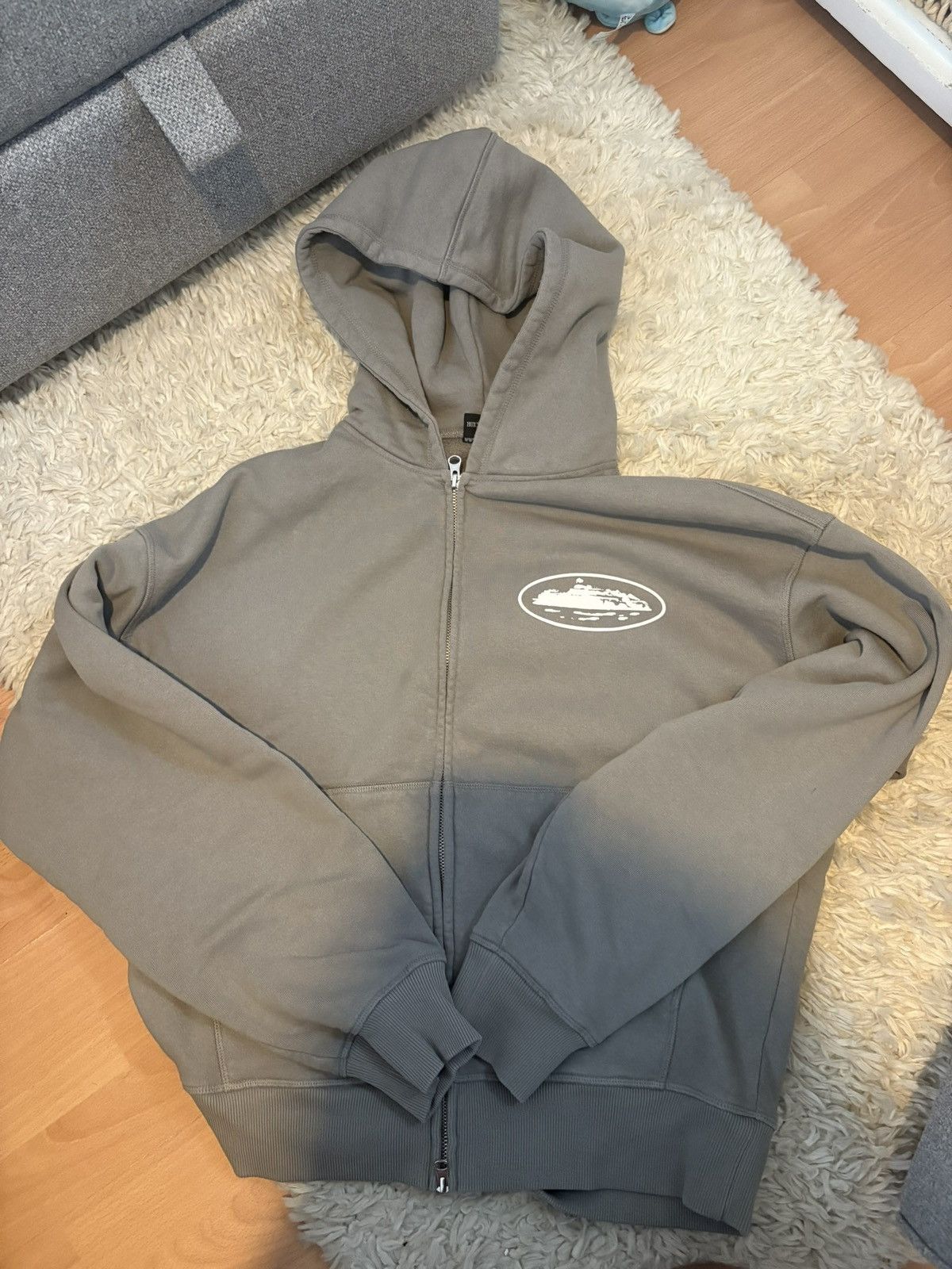 Corteiz Puff print gully grey corteiz zip up Size US S / EU 44-46 / 1 - 1 Thumbnail