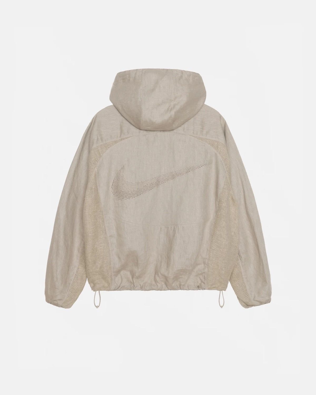 STÜSSY & NIKE LINEN SHELL JACKET M Nike x Stussy Linen Shell Jacket Asia Sizing 'Black' FZ5752-010