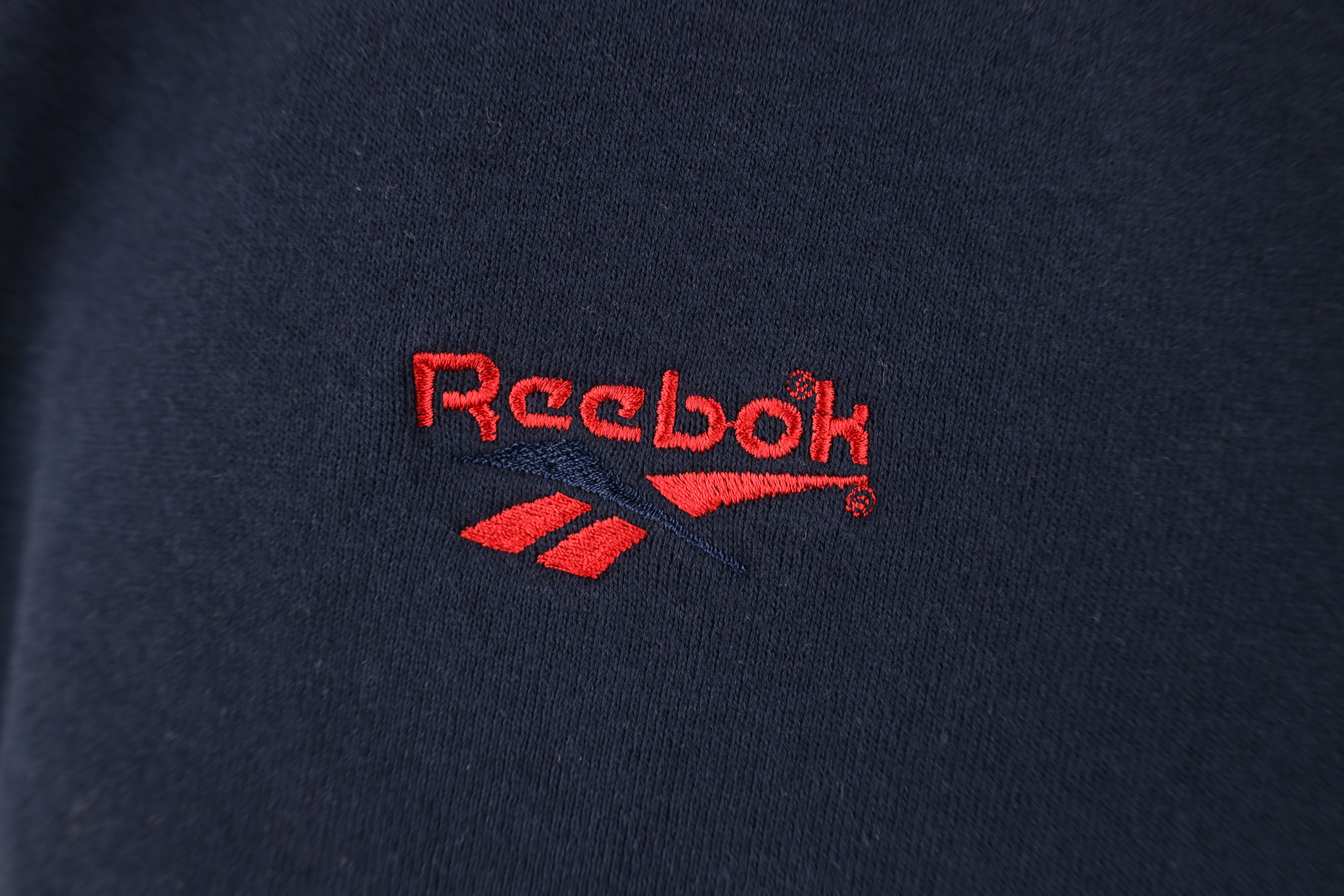 Reebok Vintage 90s Reebok Spell V-Neck Sweatshirt Vest Blue USA Size US XXL / EU 58 / 5 - 4 Thumbnail