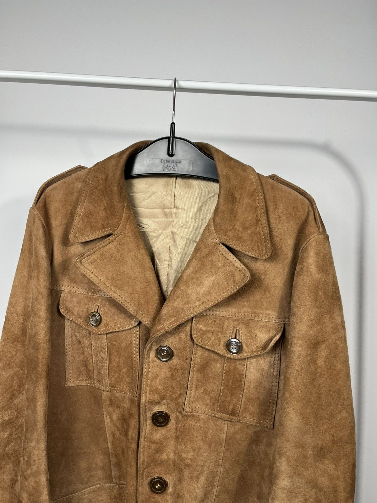 Leather Vintage Suede Leather Jacket Men’s Brown Belted Size US M / EU 48-50 / 2 - 3 Thumbnail