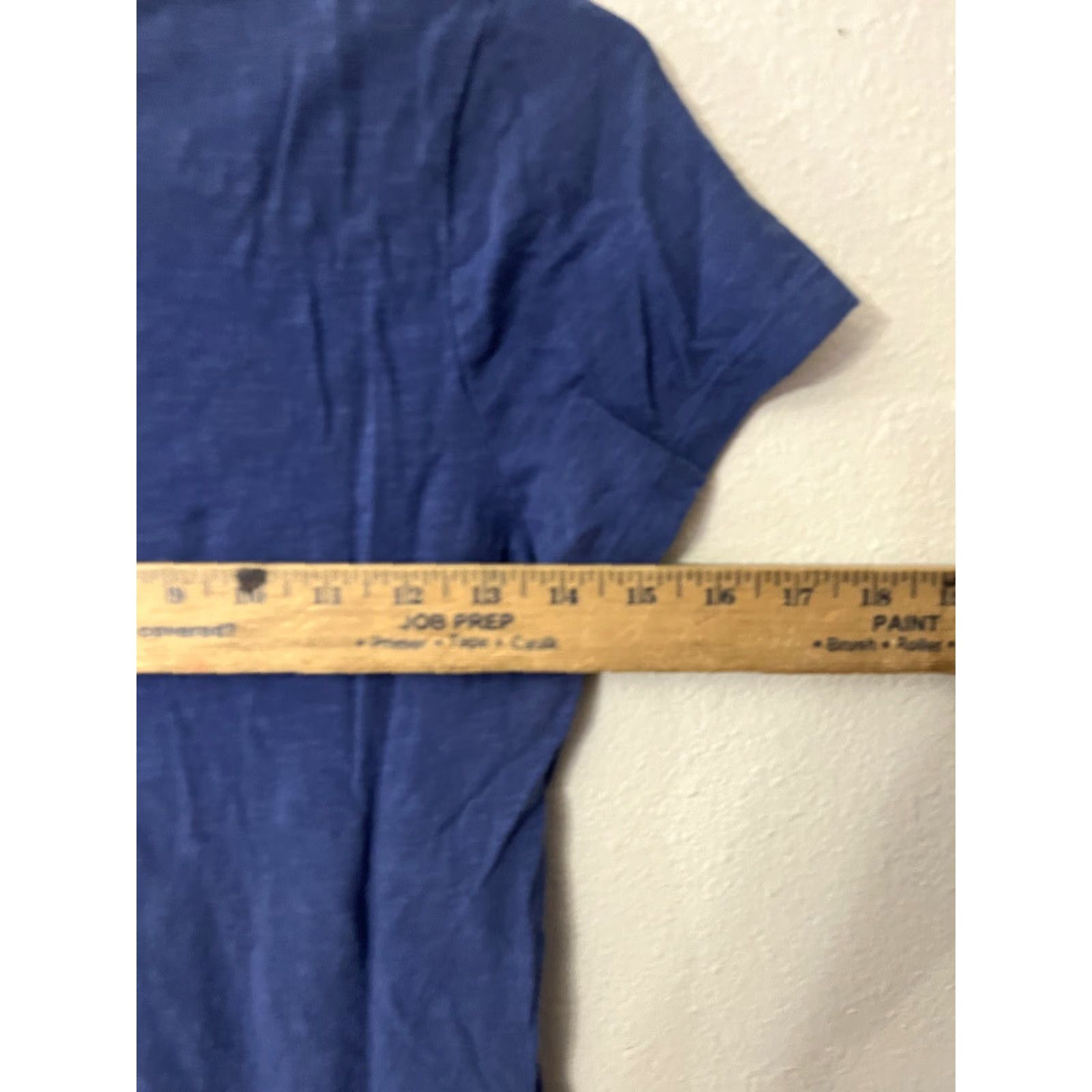 J Brand 47 Brand New York Giants Women's T-Shirt Sz Small Blue V-Neck Short Sleeve Sports Logo Size S / US 4 / IT 40 - 4 Thumbnail
