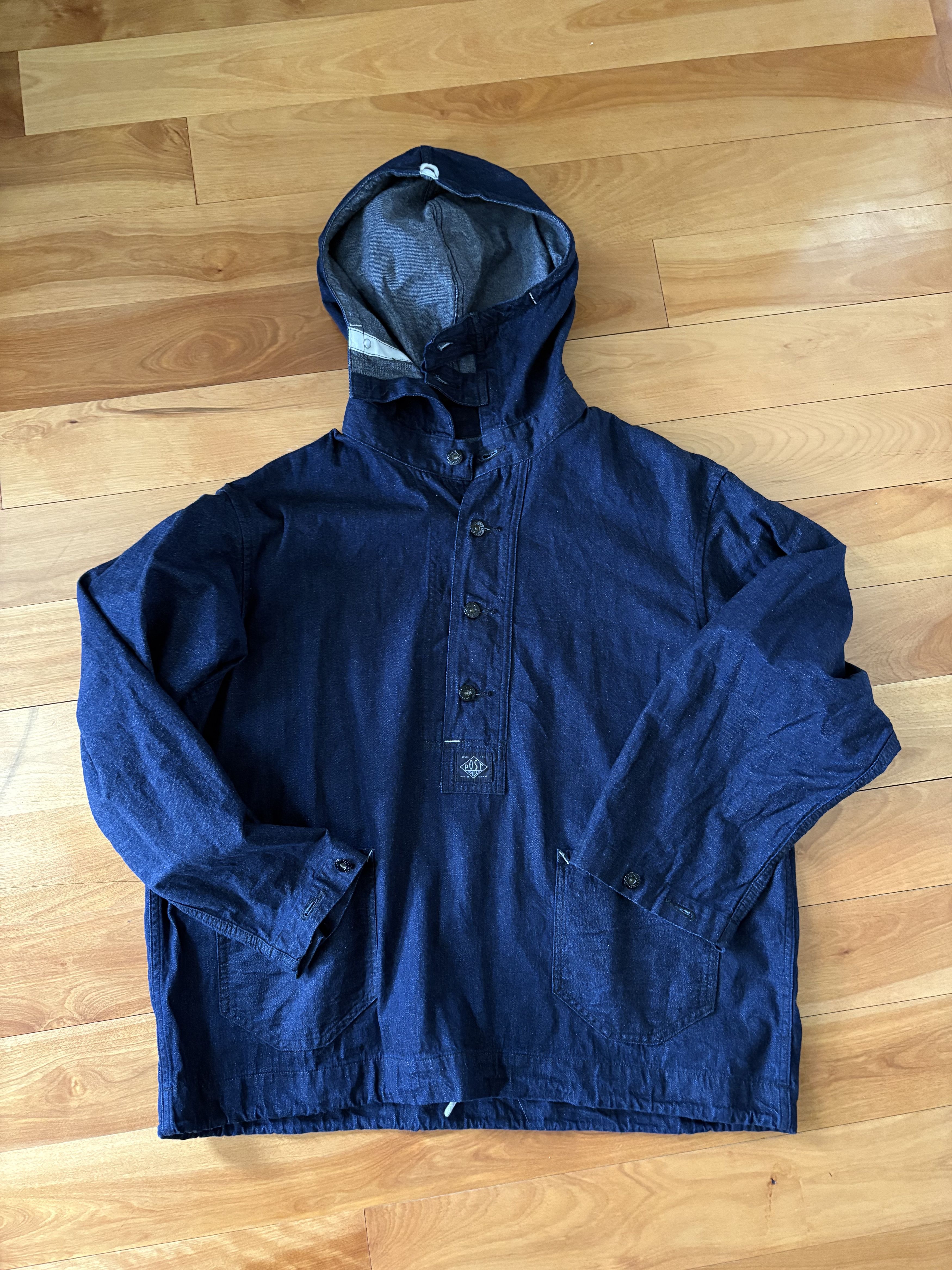 Post Overalls Post O'Alls 1105-SFB - NAVY Parka 60/40 - Black