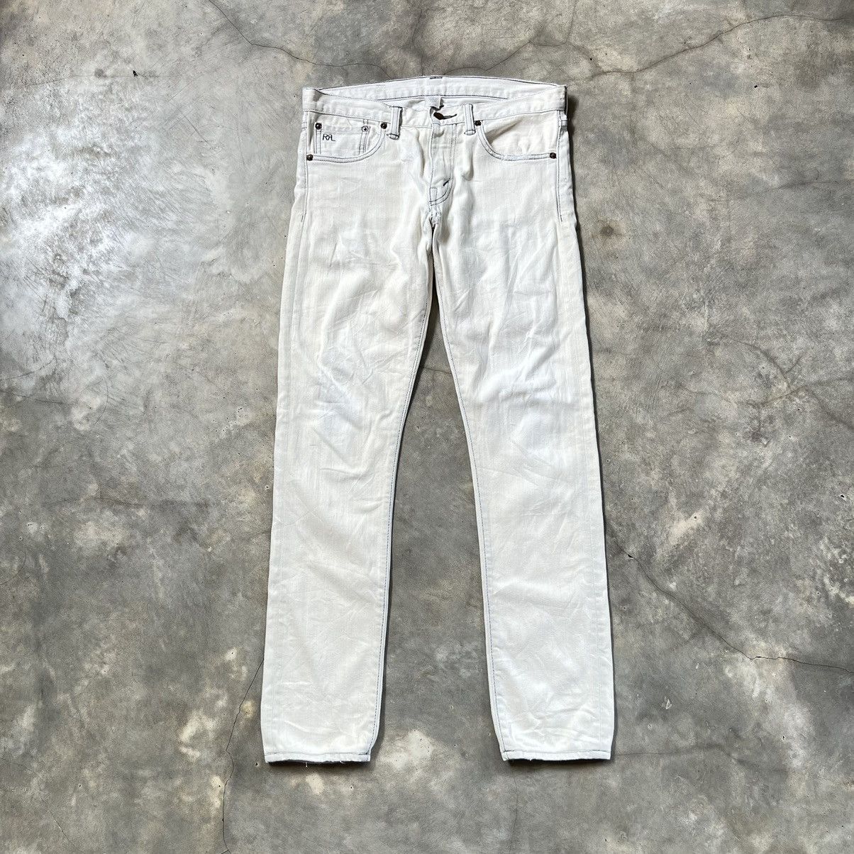 Polo Ralph Lauren Vintage RRL Ralph Lauren Distressed Jeans Pants Size US 27 - 1 Thumbnail