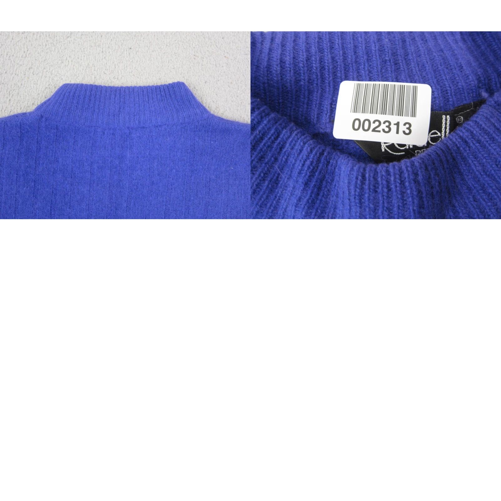 Vintage VINTAGE Rafaella Sweater Womens Small Blue Purple Angora Lambswool Mock Neck Size S / US 4 / IT 40 - 9 Thumbnail