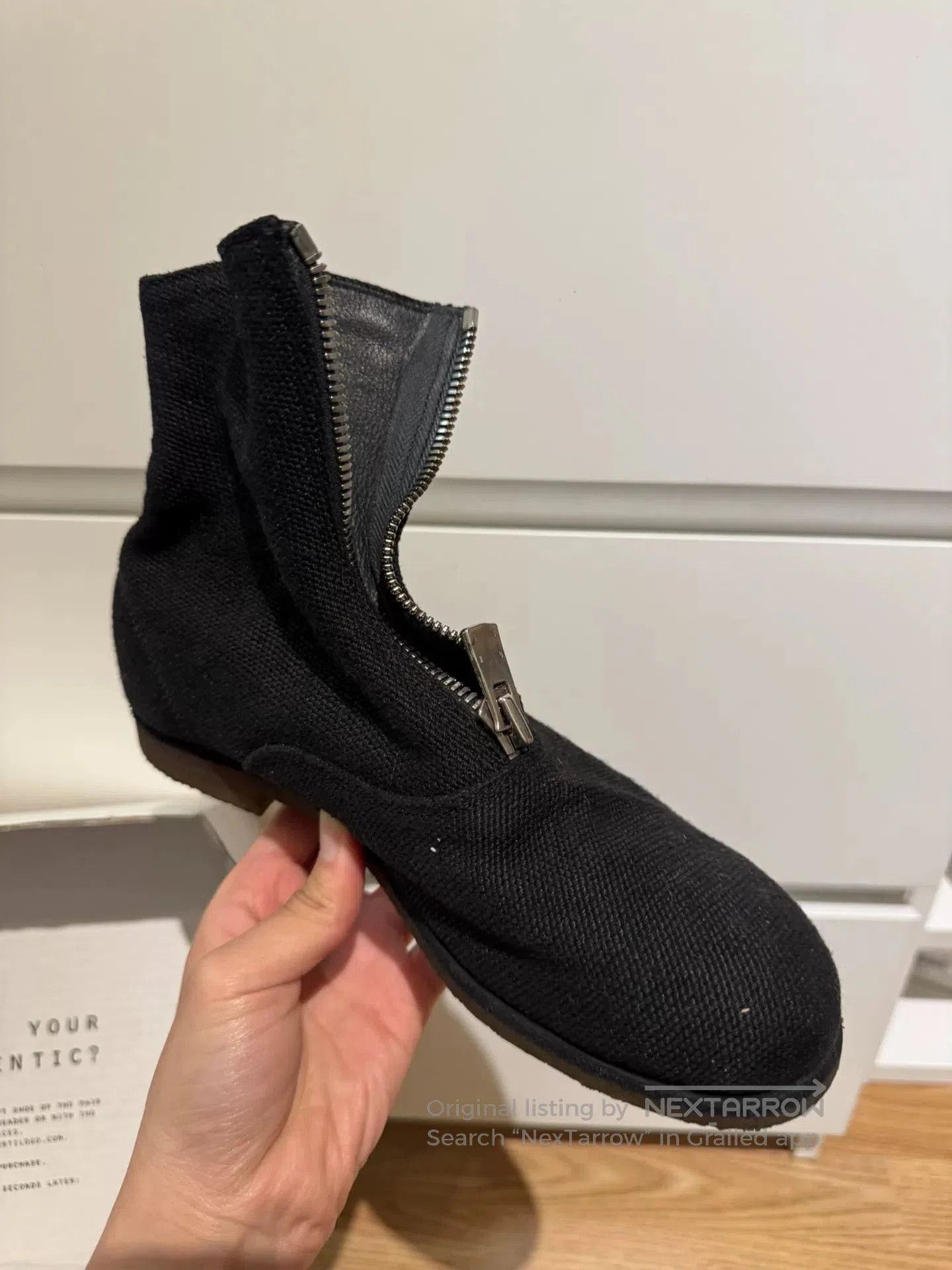 Guidi GUIDI 210 Women's Linen Boot. Size US 4 / IT 34 - 4 Thumbnail