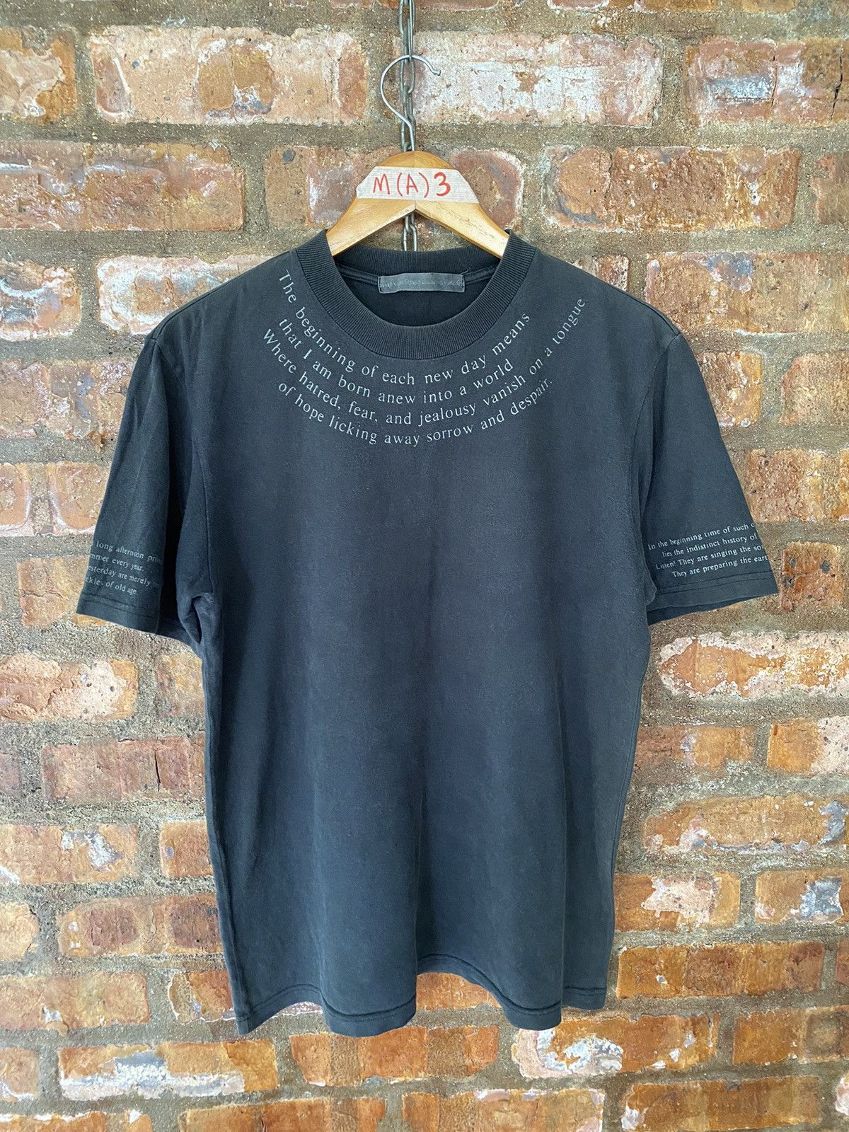 Yuji Yamada 🔥🔥RARE!! SS98 Yuji Yamada Poem tee Size US M / EU 48-50 / 2 - 3 Thumbnail