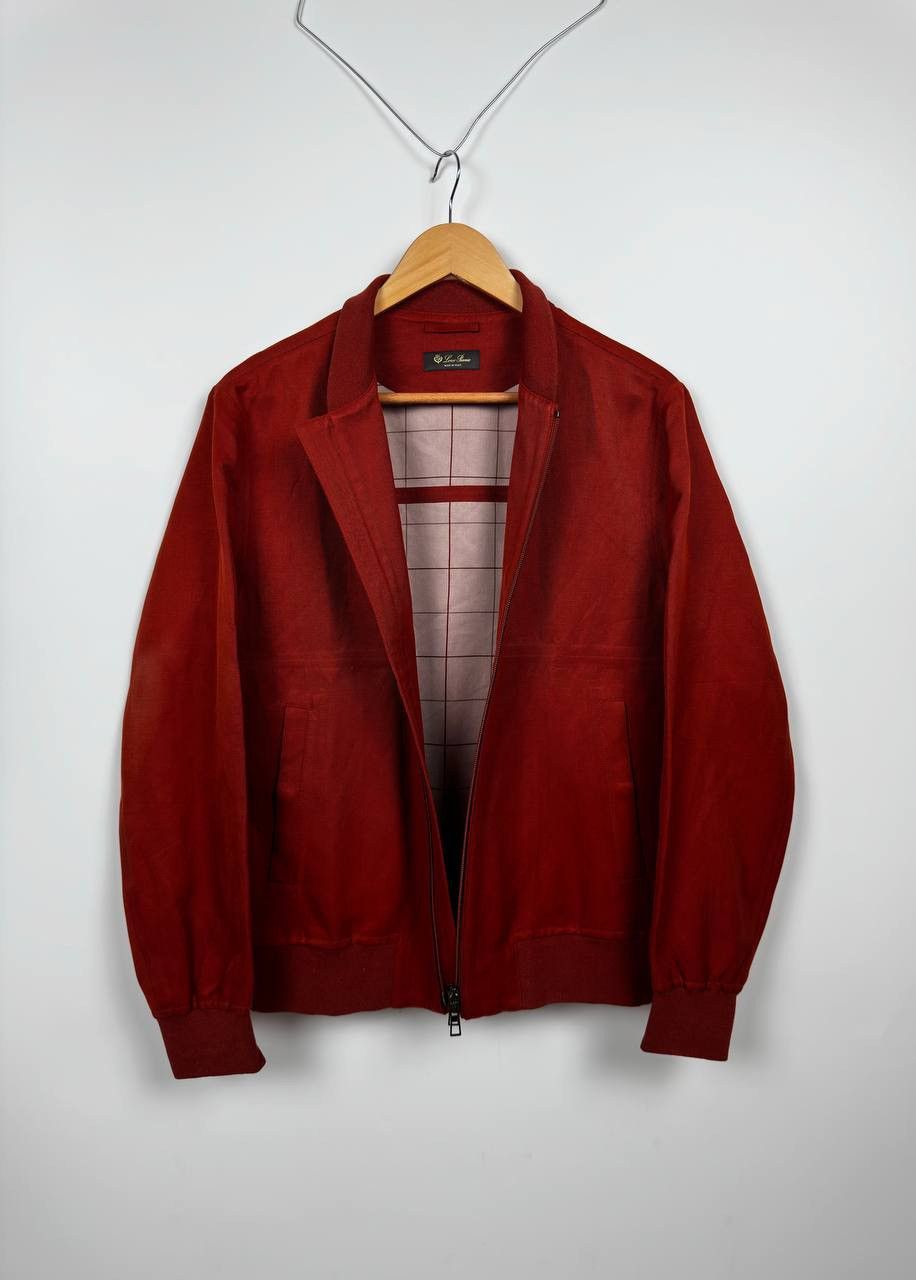 Loro Piana Loro Piana Flax Silk Bomber Jacket Size US XS / EU 42 / 0 - 2 Thumbnail