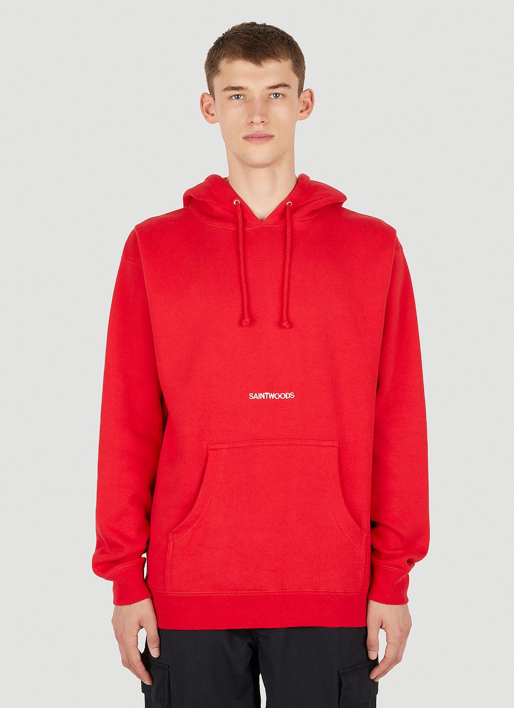 Saintwoods Logo Embroidery Hooded Sweatshirt Size US M / EU 48-50 / 2 - 1 Thumbnail