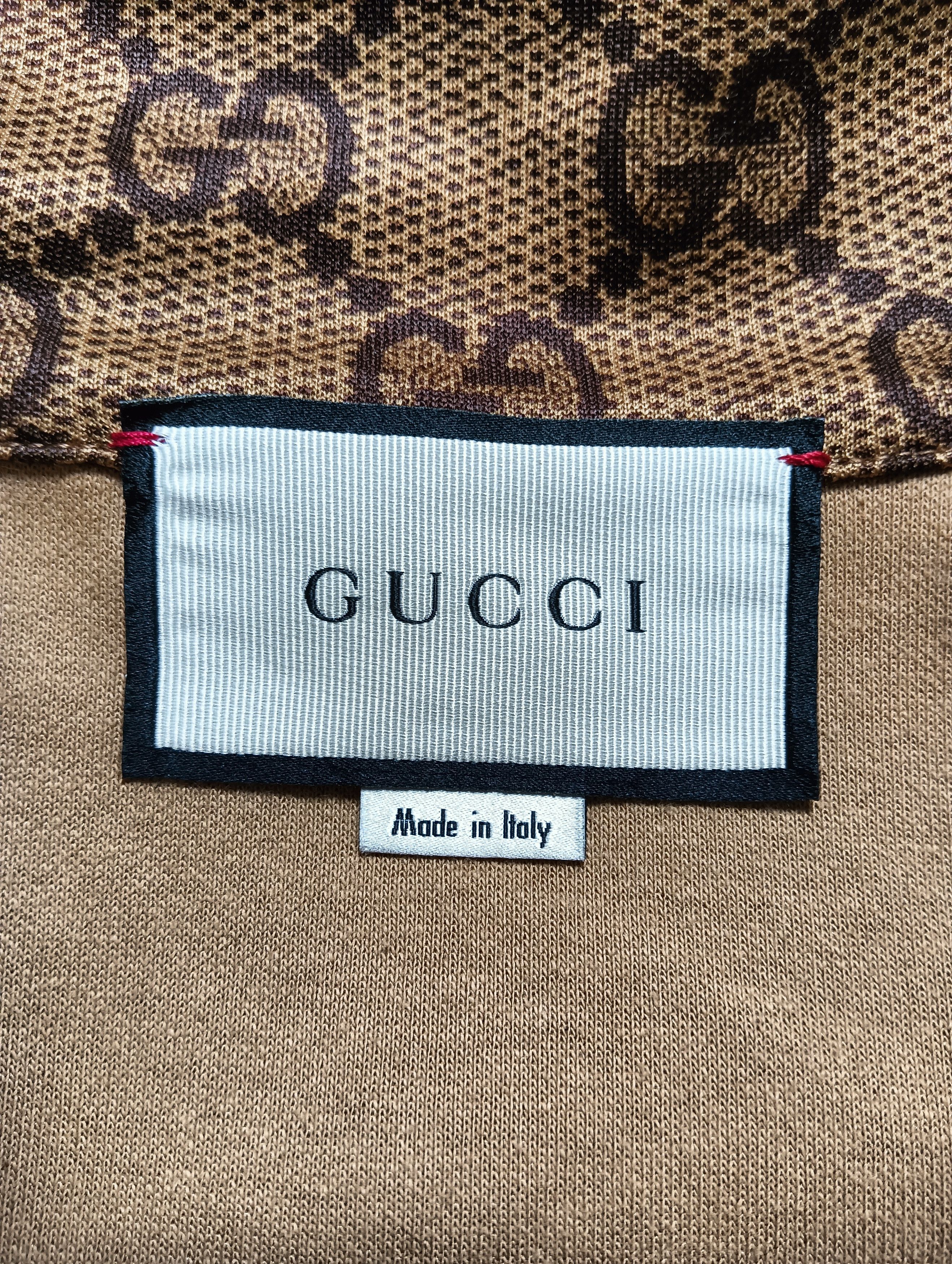Gucci Supreme GG Monogram Jacquard Track Jacket Size US L / EU 52-54 / 3 - 4 Thumbnail