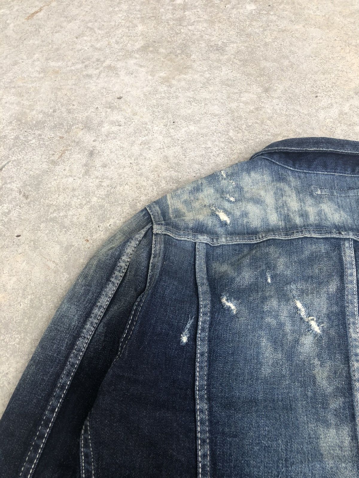 If Six Was Nine Japanese Fuga Distressed Denim Size US M / EU 48-50 / 2 - 17 Thumbnail