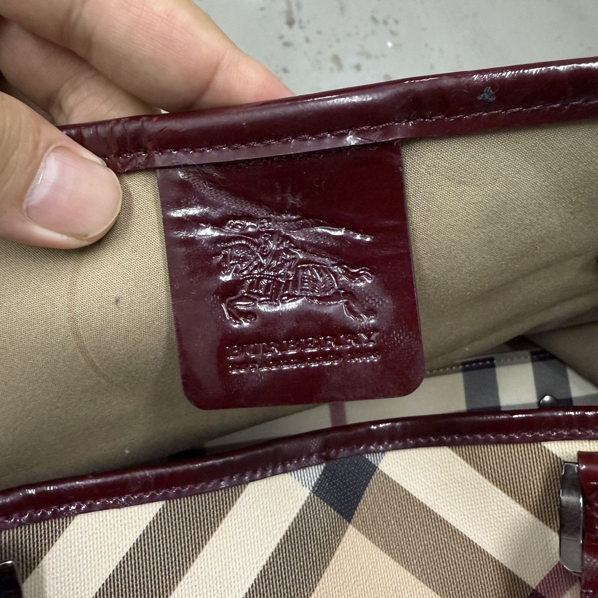 Burberry Vintage Burberry Nova Check Top Handle Bag Size ONE SIZE - 14 Thumbnail