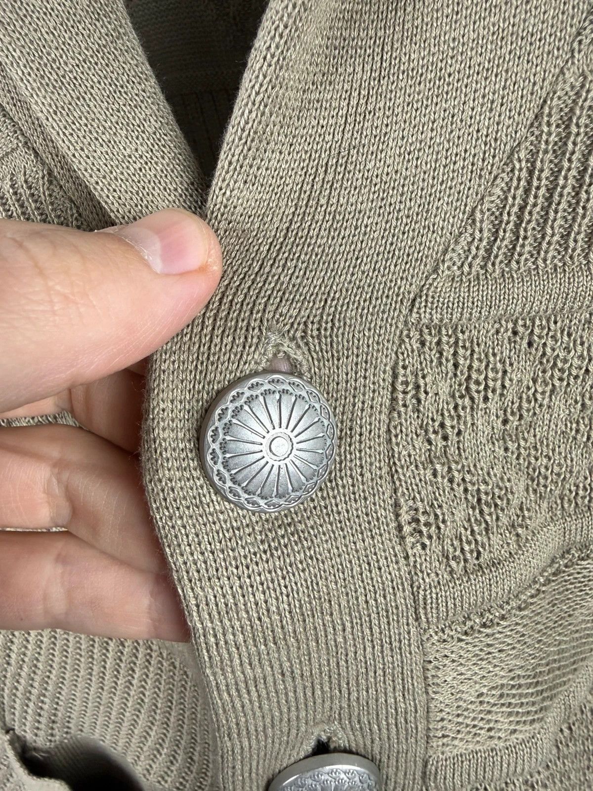 BERNINGS SHO Sho Bernings Khaki Embroidery Cardigan Japan size M Size US M / EU 48-50 / 2 - 4 Thumbnail