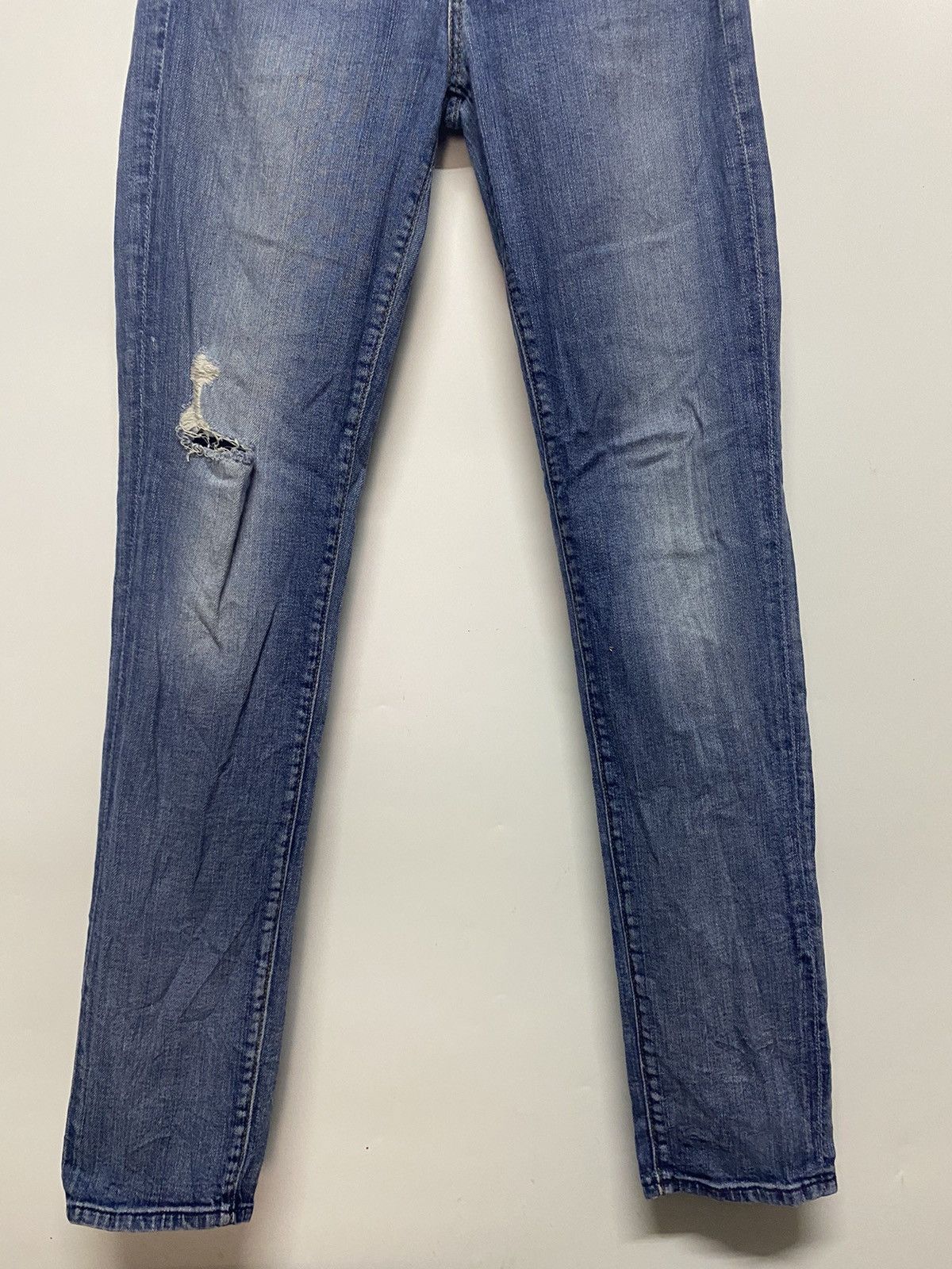 7 For All Mankind 7 For All Mankind Distressed Denim Jeans Stretch Size 29" - 4 Thumbnail