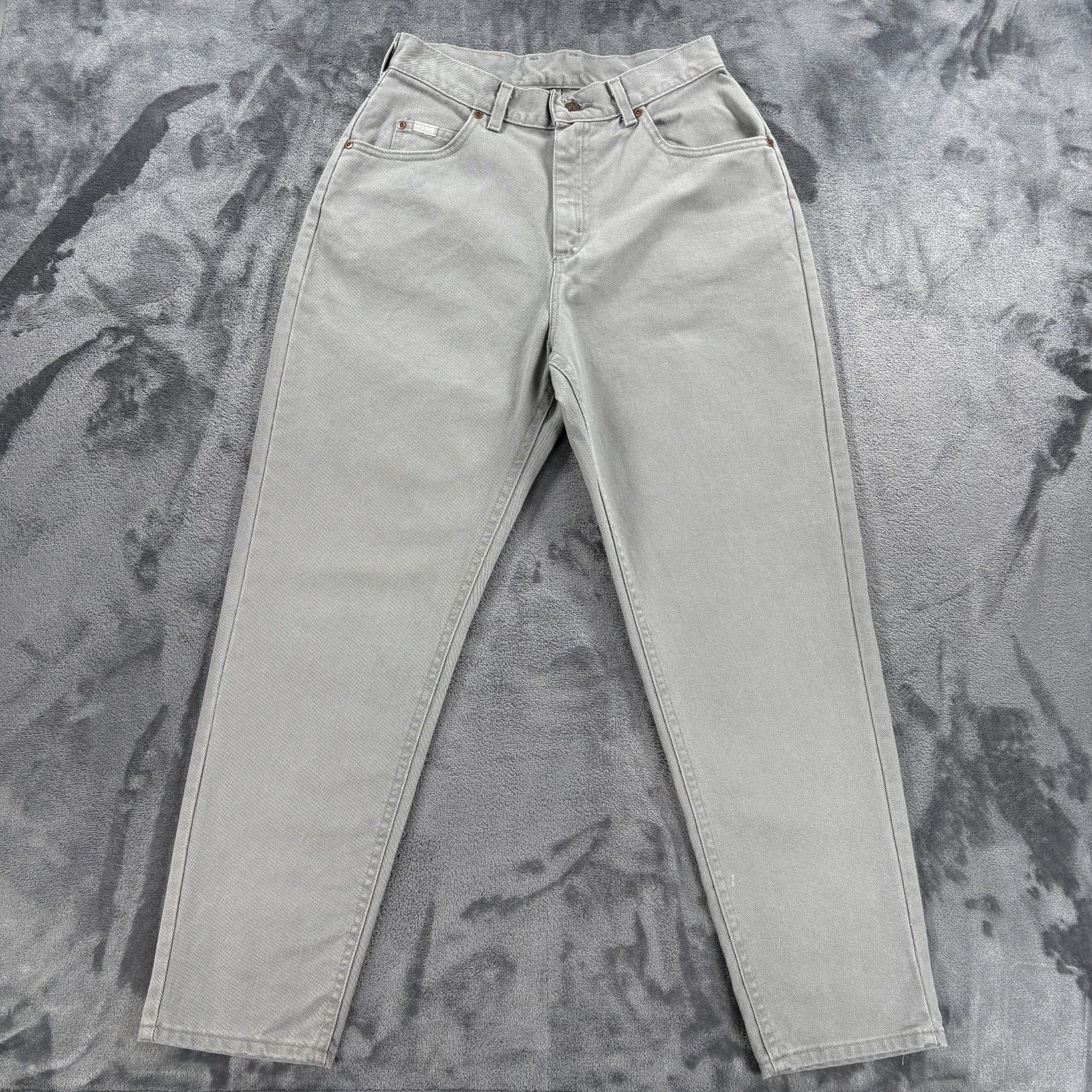 Lee Lee Womens Petite 10 29W X 28L Relaxed Fit Gray Denim Jeans Size 29" - 1 Thumbnail