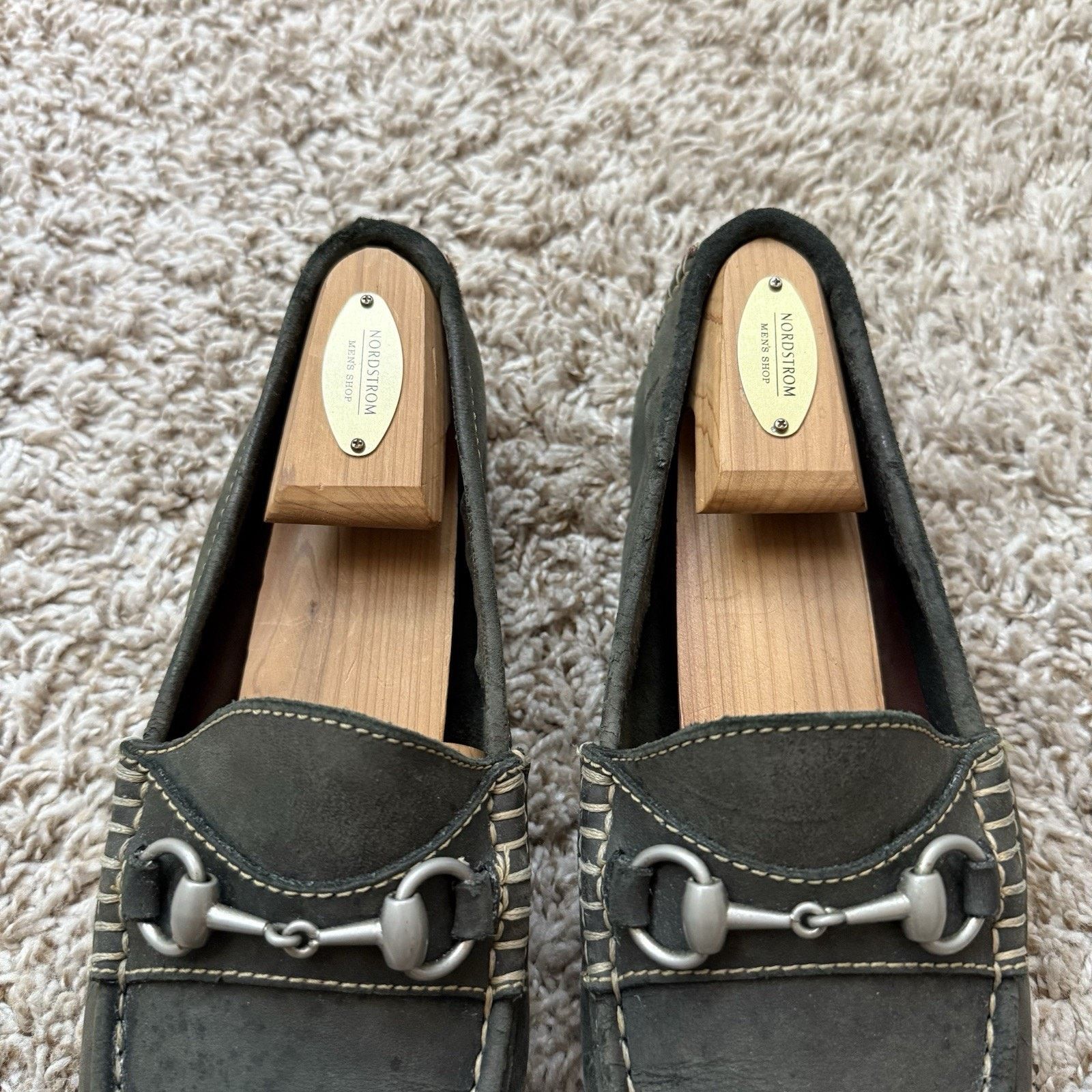 Gucci Vintage Gucci Horsebit Loafers Green Leather Size 40 / USA 7 Size US 7 / EU 40 - 3 Thumbnail