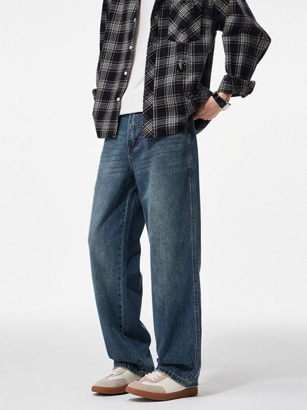 Japanese Brand American Cleanfit Retro Loose-fit Casual Straight Leg Jeans Size US 32 / EU 48 - 1 Thumbnail