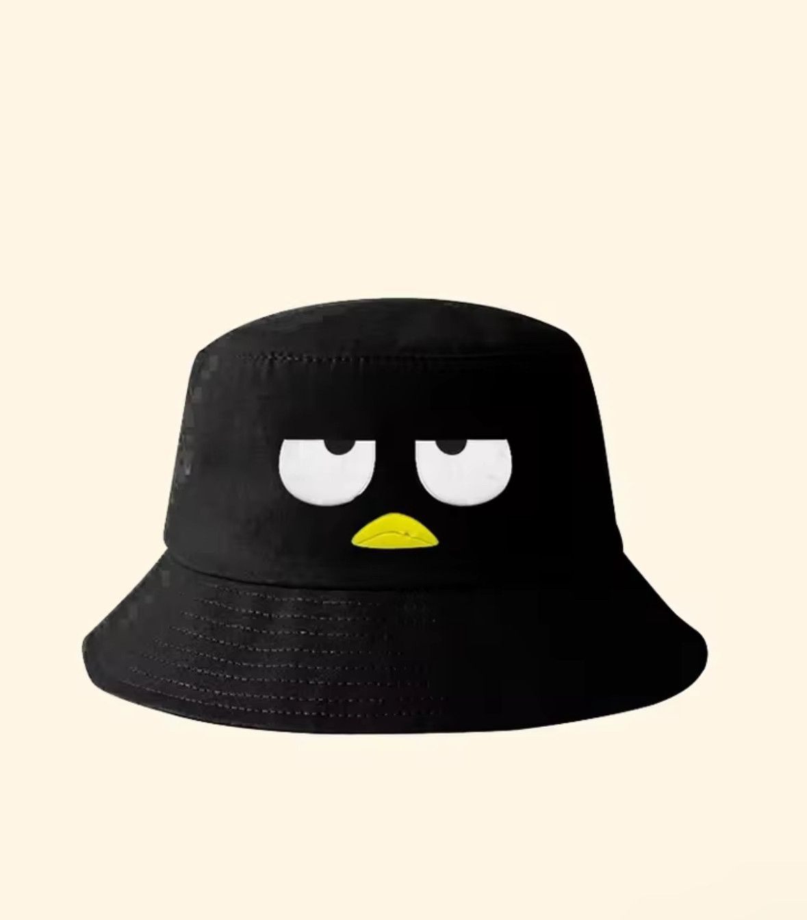 Japanese Brand Japanese Anime Kigurumi Bird Fisherman Black Panama Hat Size ONE SIZE - 2 Thumbnail