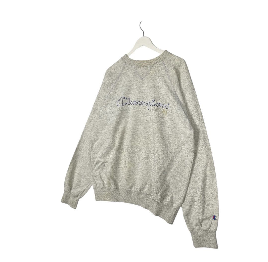 Designer × Vintage Vintage Hoodie/sweater Champion Biglogo Spellout Champion Size US L / EU 52-54 / 3 - 2 Thumbnail