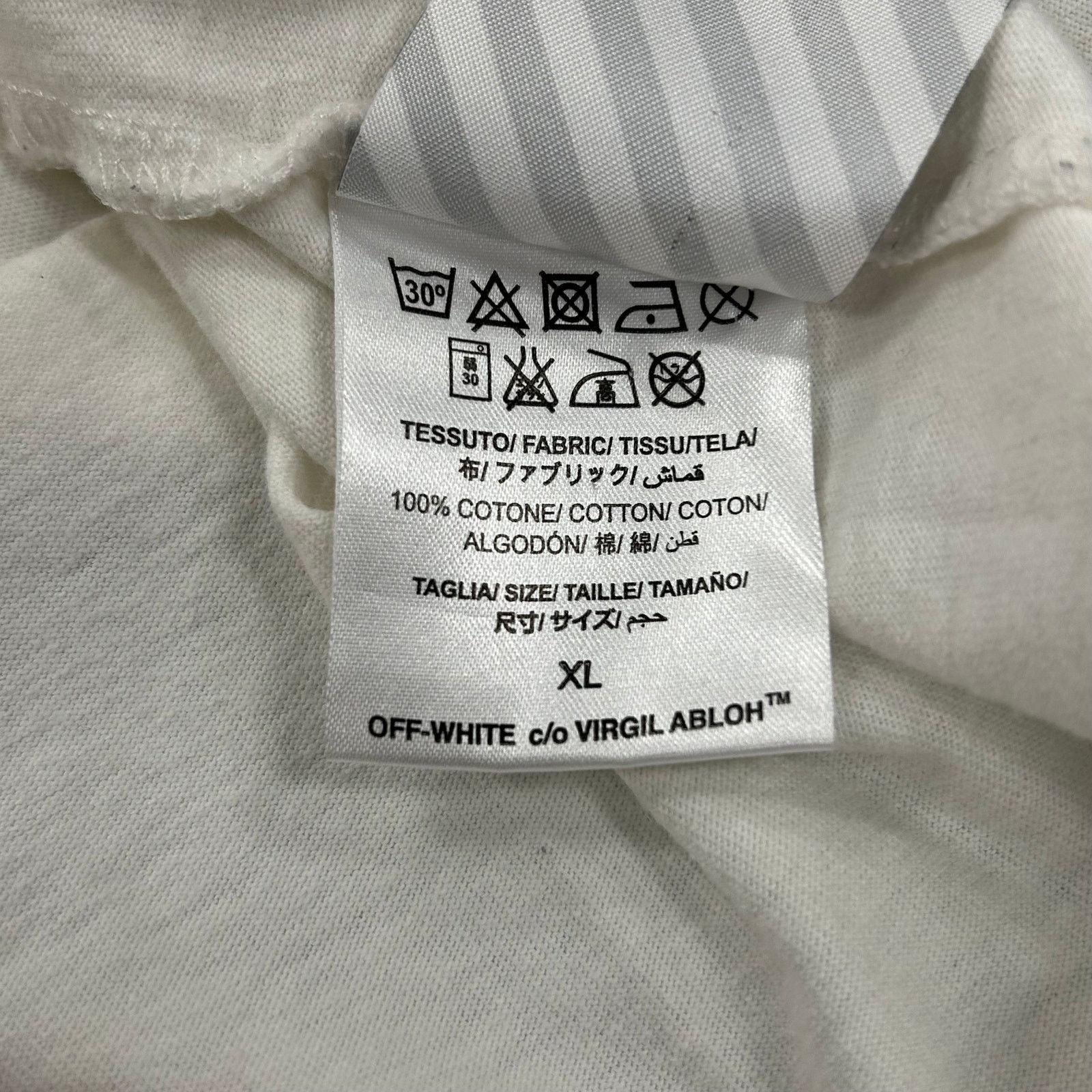 Off-White Off-White Caravaggio Printing Tee Shirt White XL Oversized Size US XL / EU 56 / 4 - 6 Thumbnail