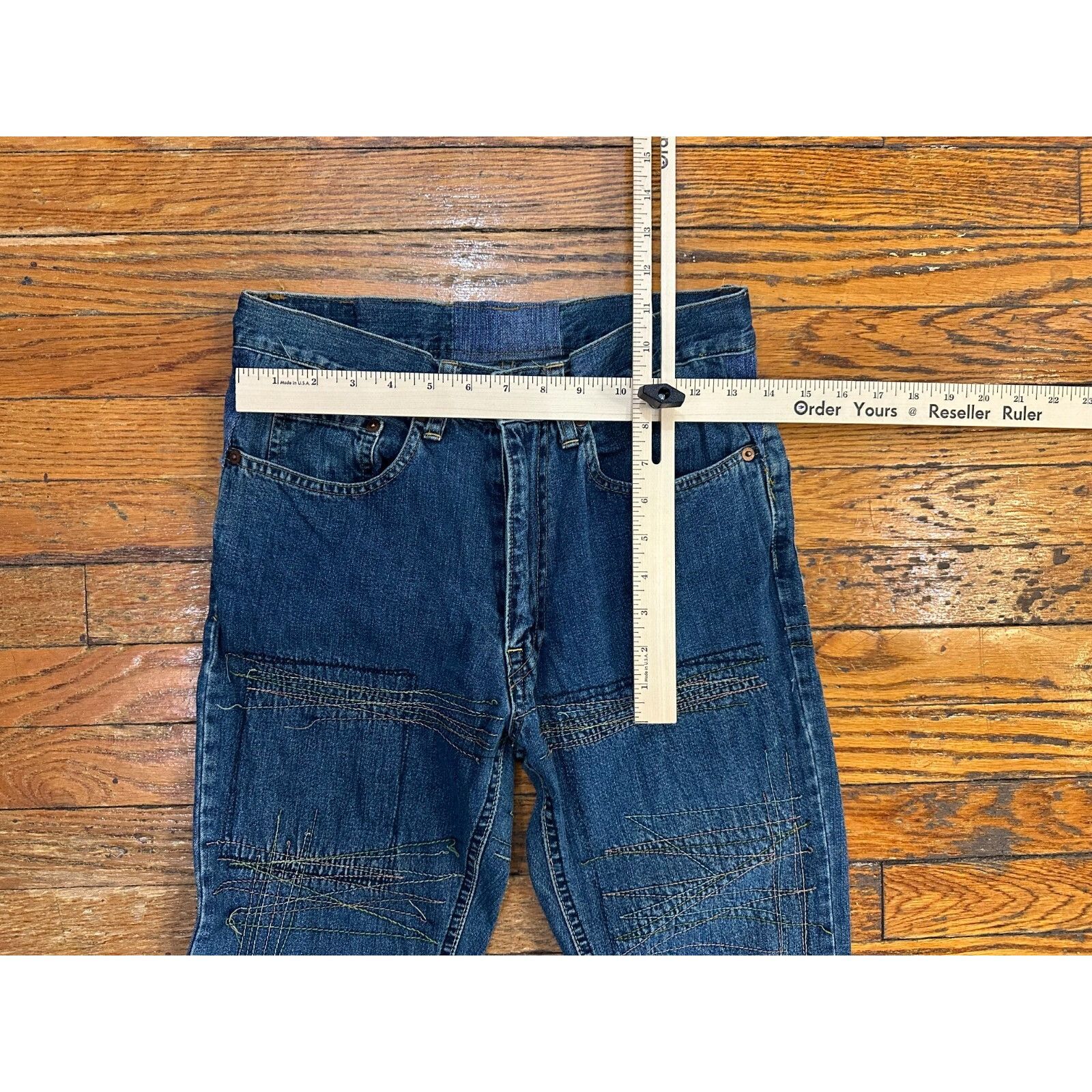 Hysteric Glamour Hysteric Glamour Embroidered Denim Jeans size 27 US M Size US 27 - 5 Thumbnail