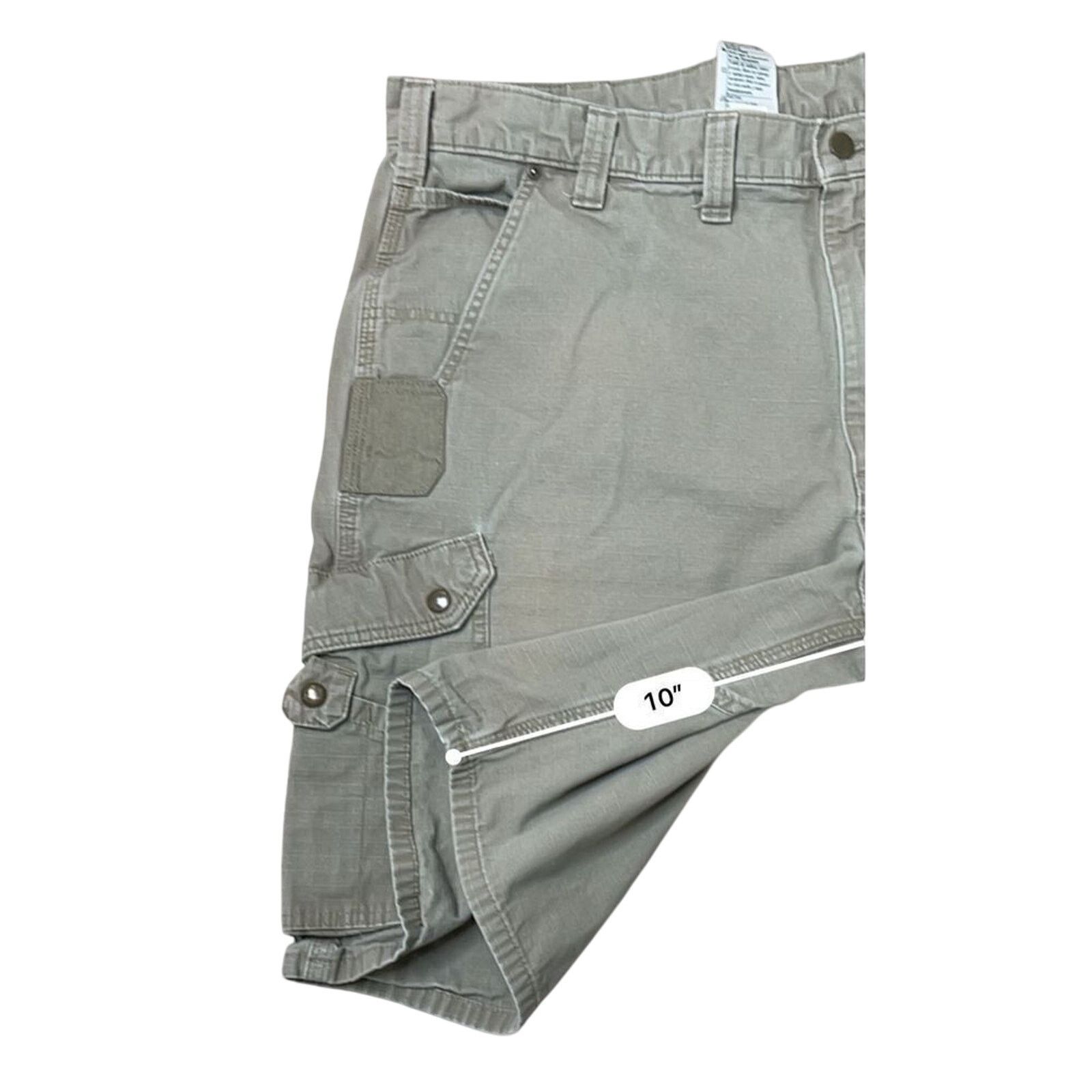 Carhartt Carhartt B357 Big & Tall Grey Relaxed Fit Ripstop Shorts 44 Size US 44 / EU 60 - 7 Thumbnail