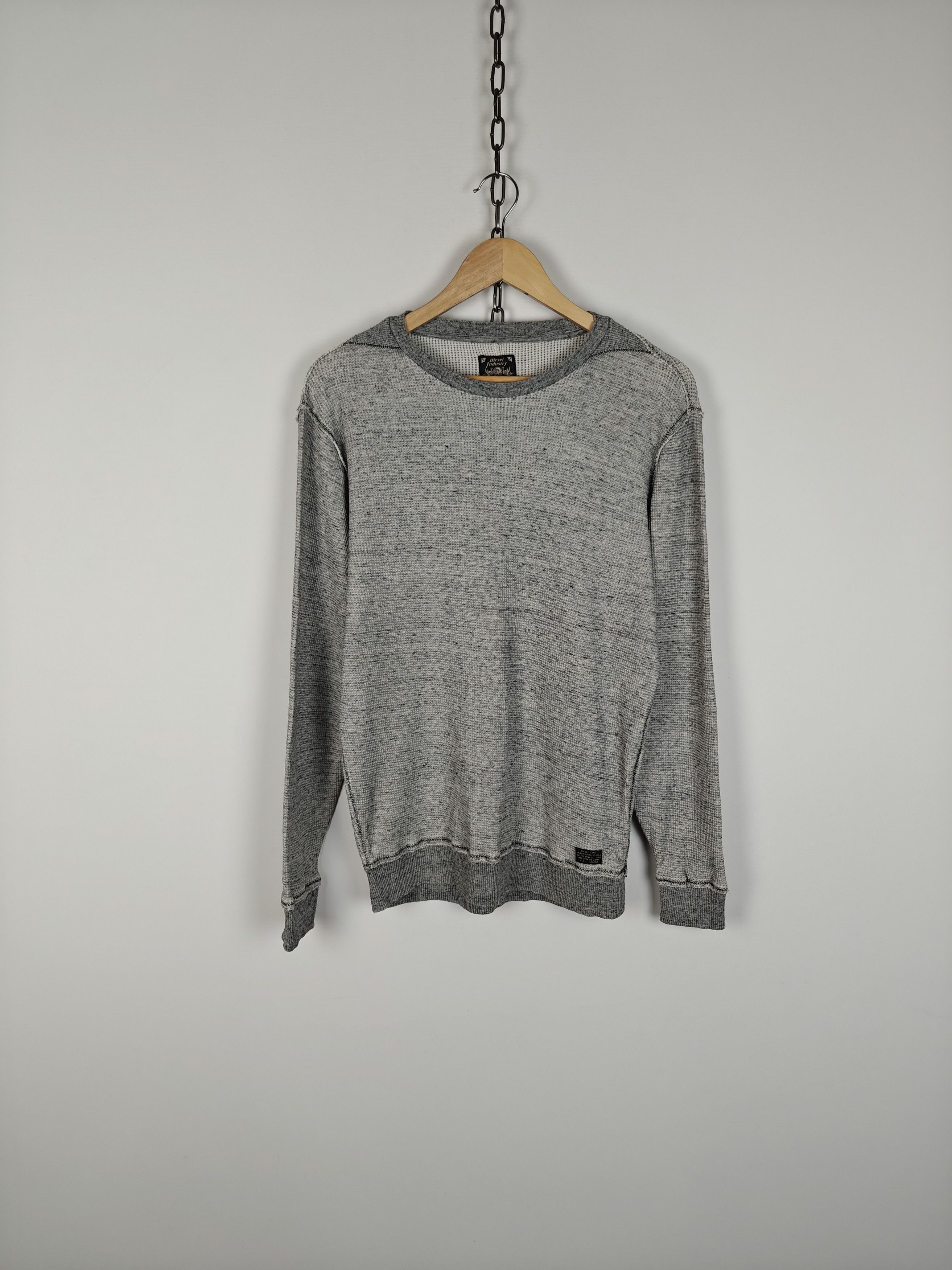 Diesel Diesel Industry Sweater Crewneck Gray Pullover size S Size US S / EU 44-46 / 1 - 1 Thumbnail