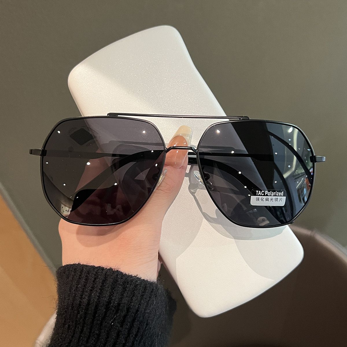VIBE New Trend Street ins style custom avant-garde sunglasses Size ONE SIZE - 3 Thumbnail