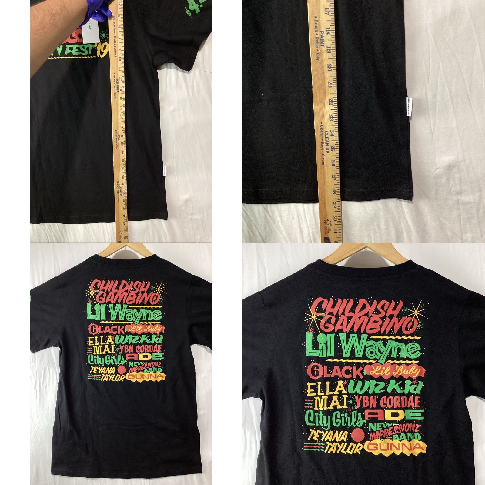 Vintage Broccoli City Fest 19 Shirt Men Large Ubiq Concert Tour Lil Wayne Gunna Rap Tee Size US L / EU 52-54 / 3 - 8 Thumbnail