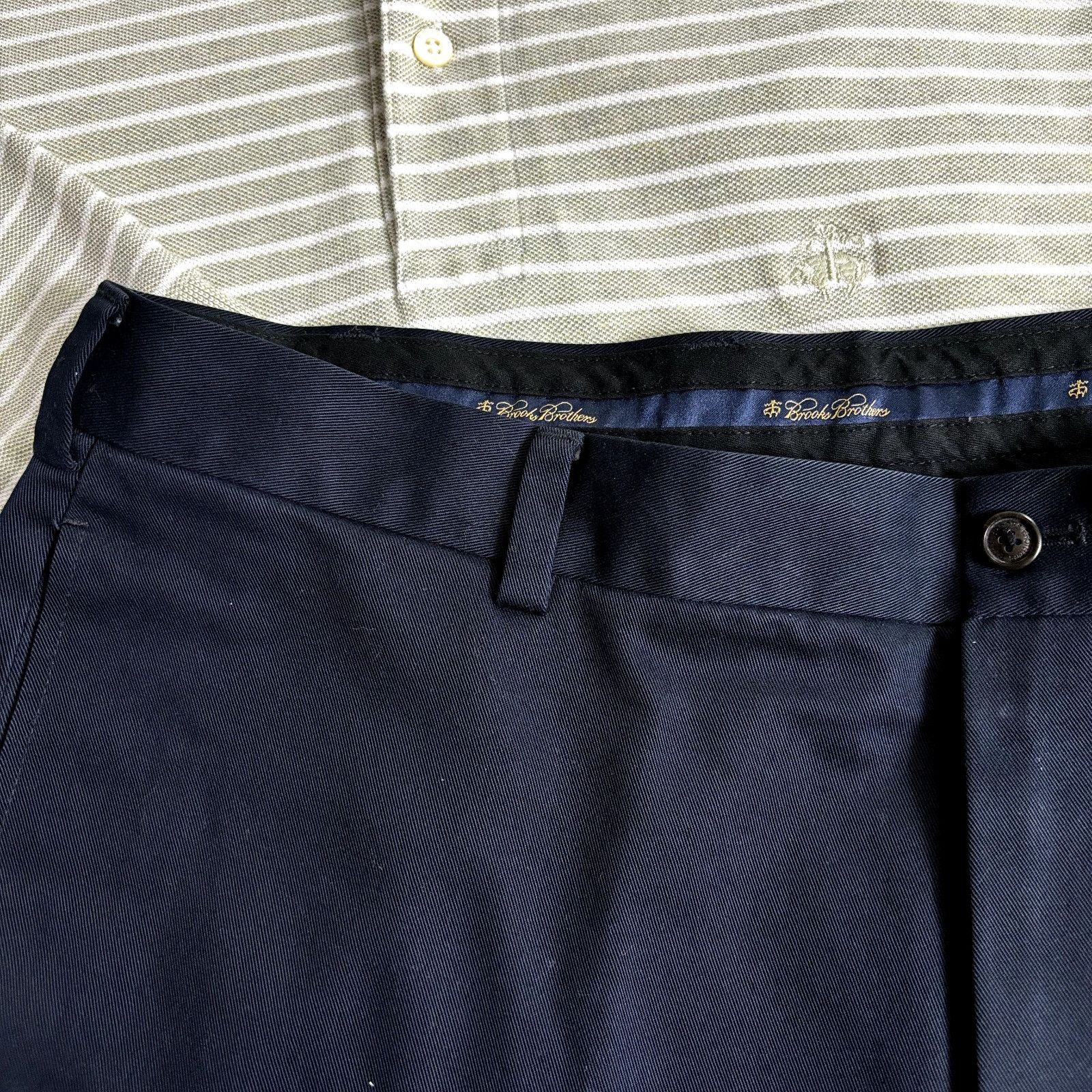 Brooks Brothers Brooks Brothers NWOT Set Men's Navy Jeans Size 37X30 & Size Size 36R - 4 Thumbnail