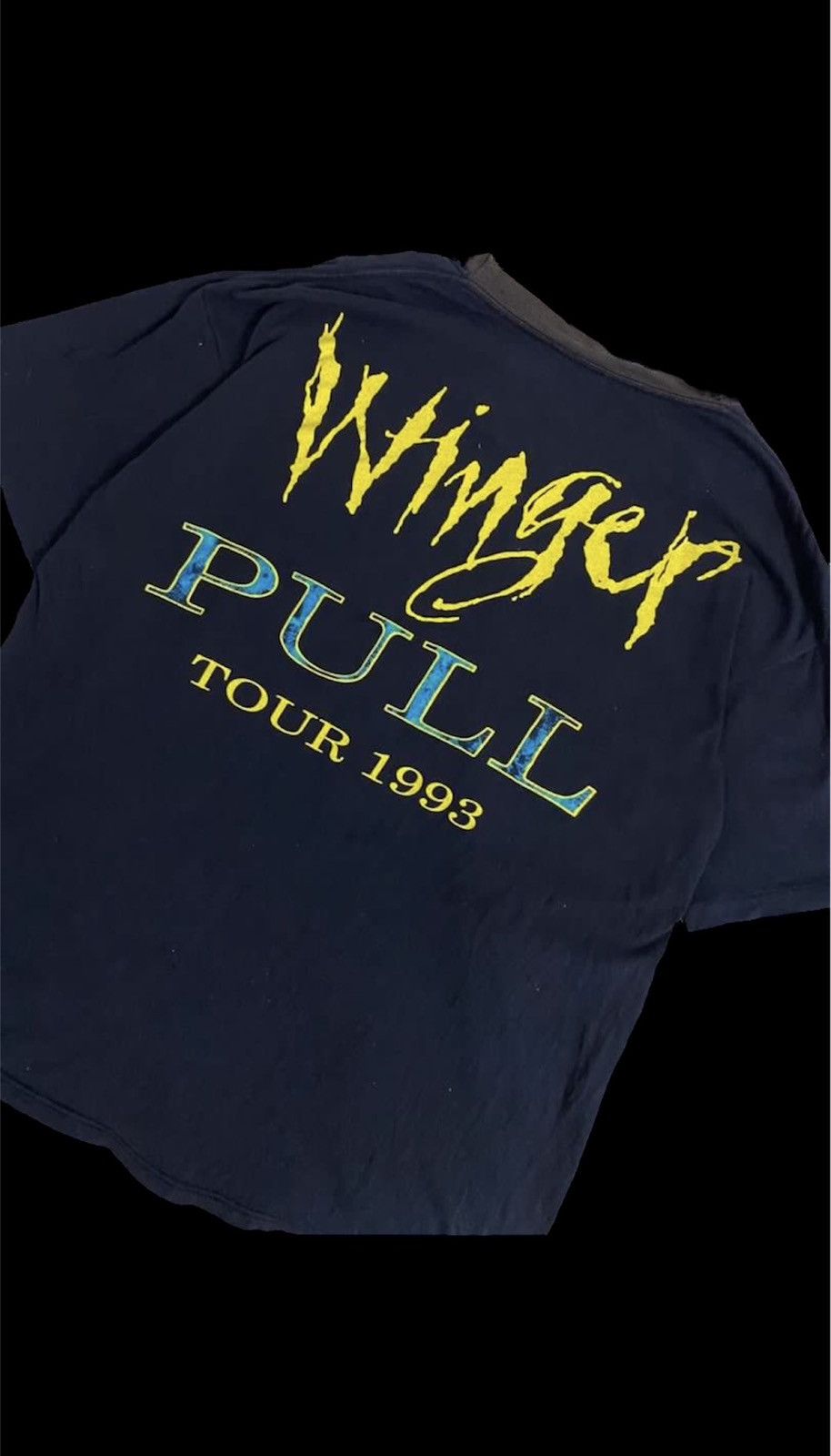 Band Tees VINTAGE 🔥 90s WINGER PULL TOUR 1993 AMERICAN ROCK GLAM METAL Size US XL / EU 56 / 4 - 2 Thumbnail