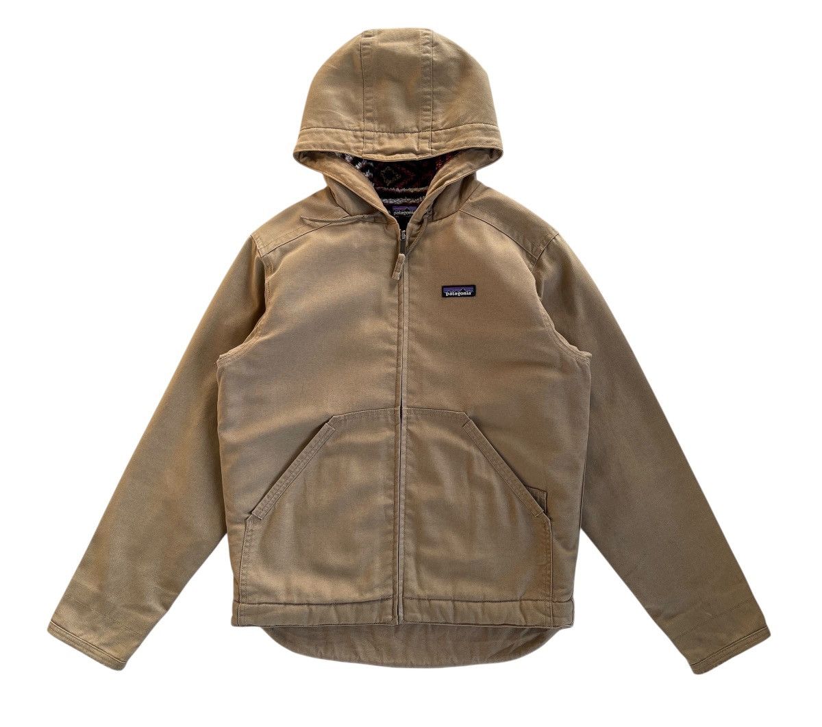 Patagonia Canvas Lined Sherpa Hoodie