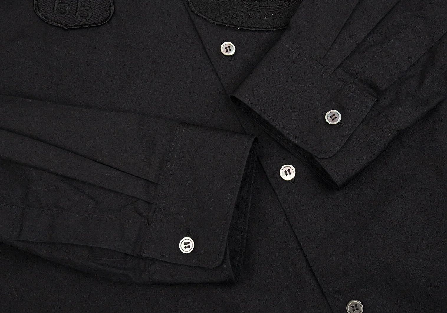 Junya Watanabe Black Patch Design Long Sleeve Shirt Size L Size US L / EU 52-54 / 3 - 10 Thumbnail