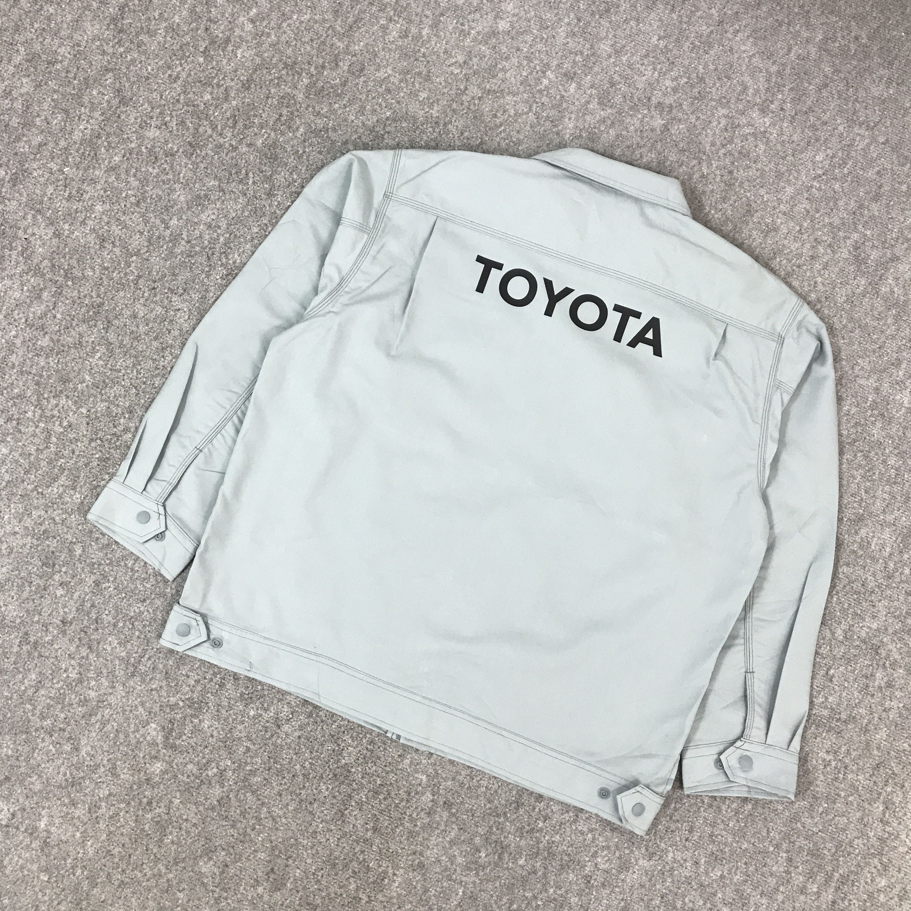 Japanese Brand TOYOTA UNIFORM JAPAN MOTORSPORT CUSTOM JACKET Size US L / EU 52-54 / 3 - 6 Thumbnail