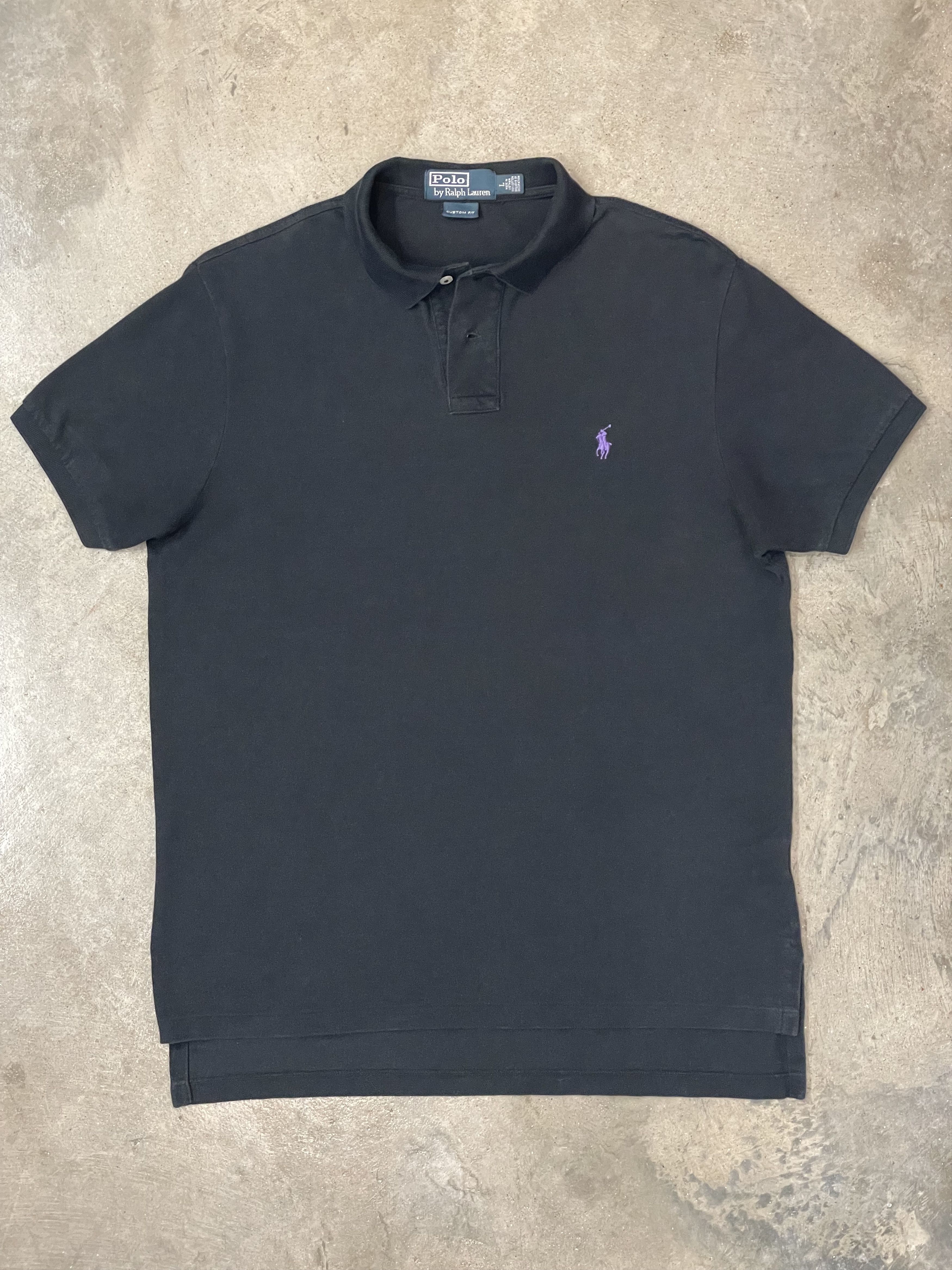 Ralph Lauren Polo by Ralph Lauren Men's Black Short Sleeve Polo Shirt L Size US L / EU 52-54 / 3 - 1 Thumbnail